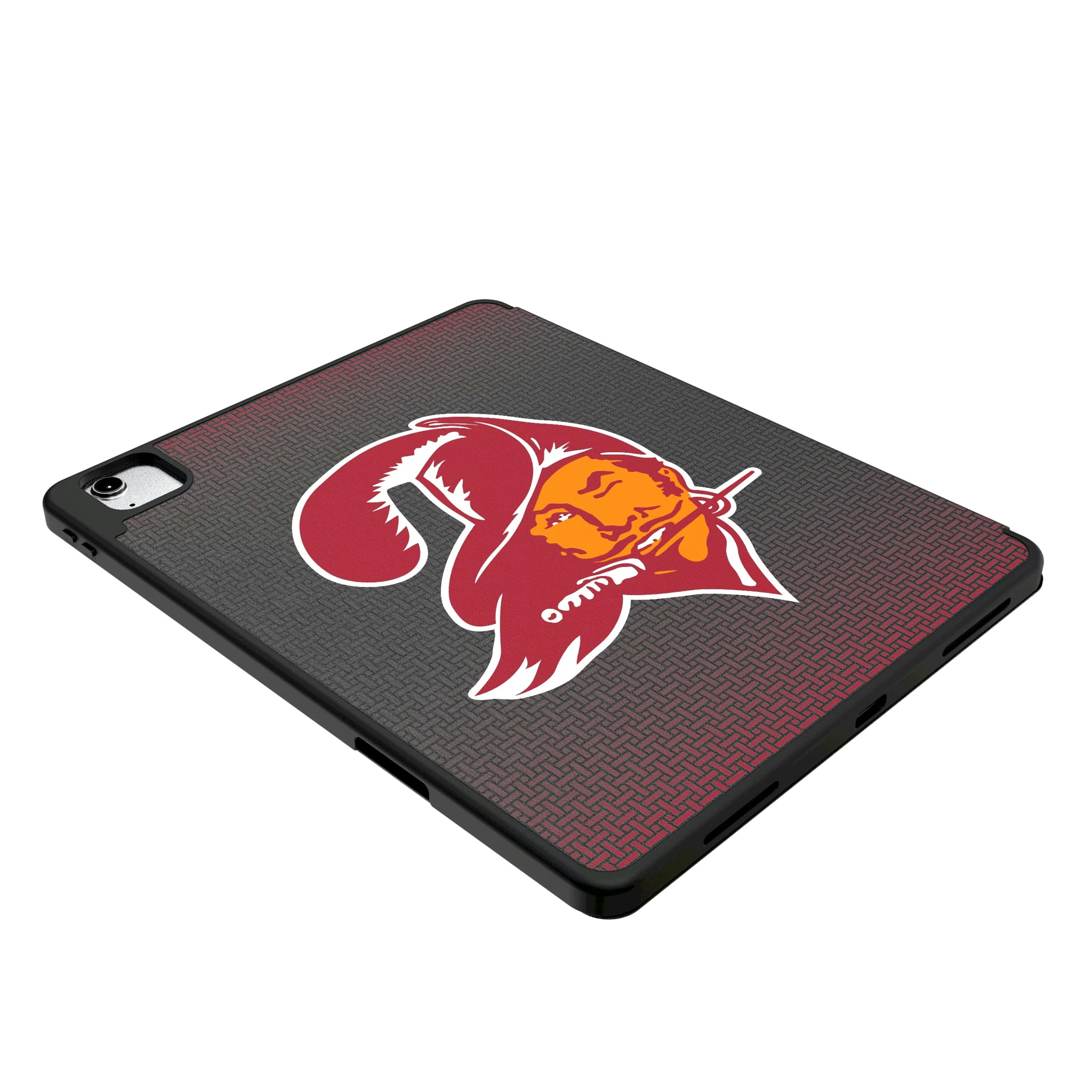 Tampa Bay Buccaneers Historic Collection Linen iPad Tablet Case for Apple iPad - Isometric View