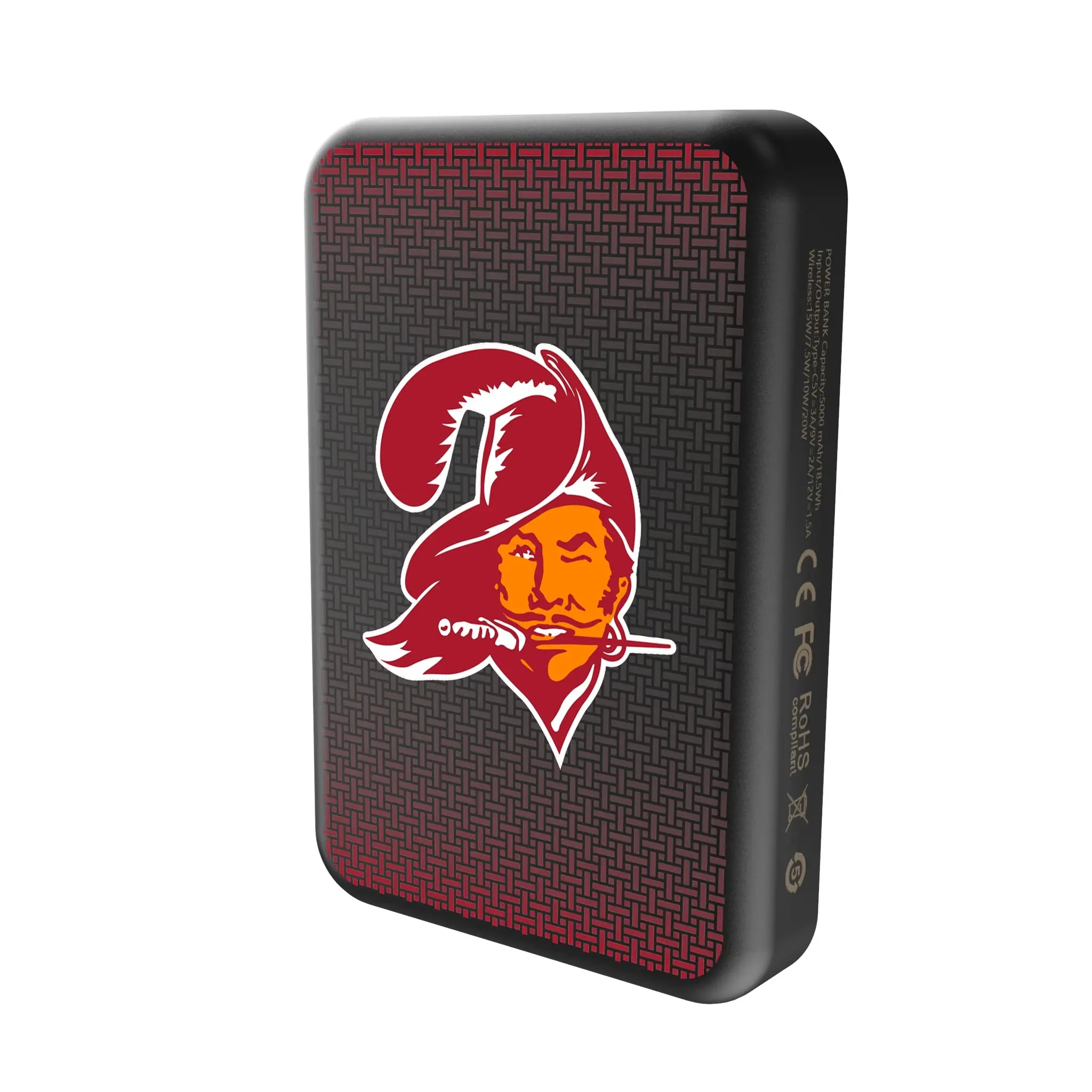 Tampa Bay Buccaneers Historic Collection Linen Wireless Mag Power Bank