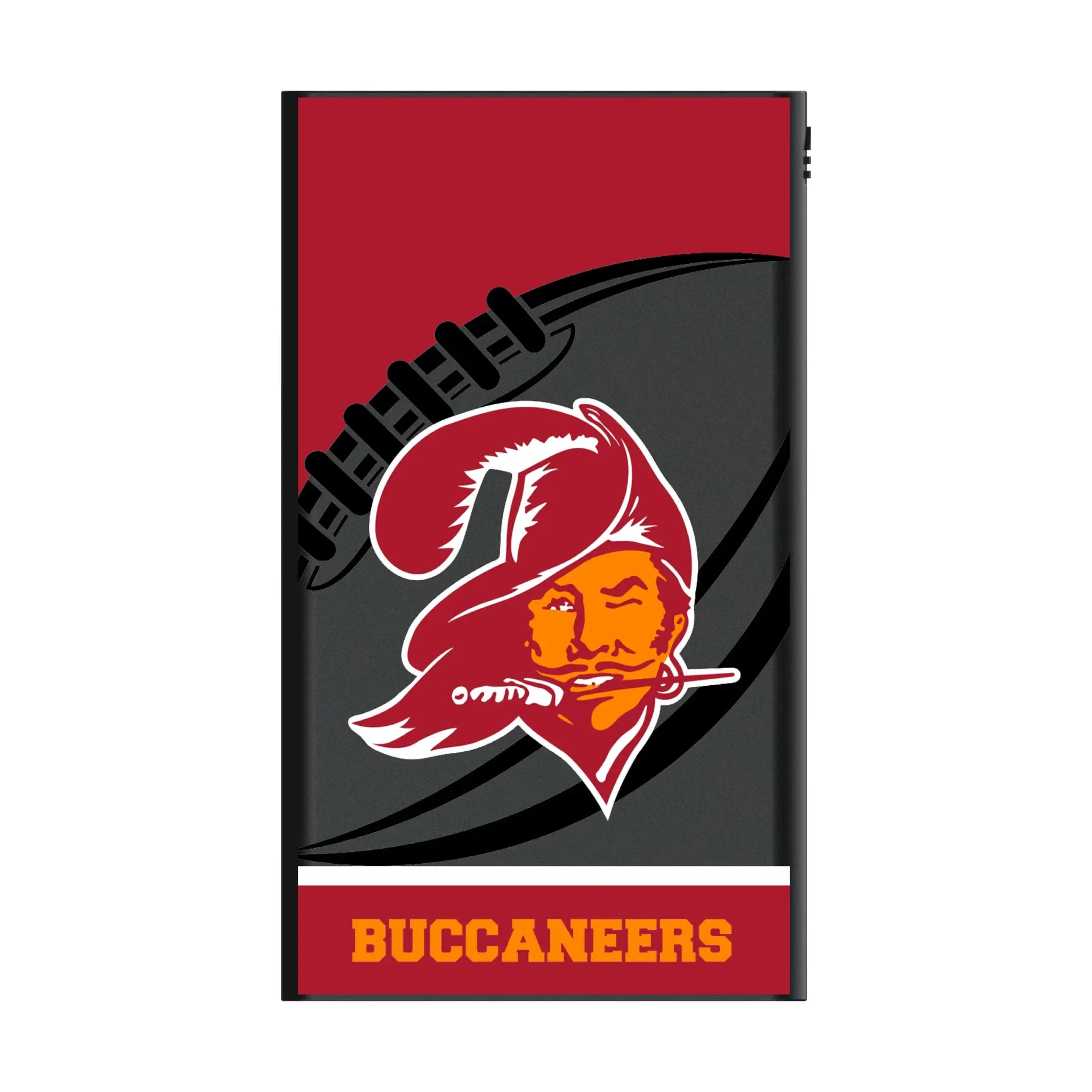 Tampa Bay Buccaneers Historic Collection Passtime 5000mAh Flat Power Bank