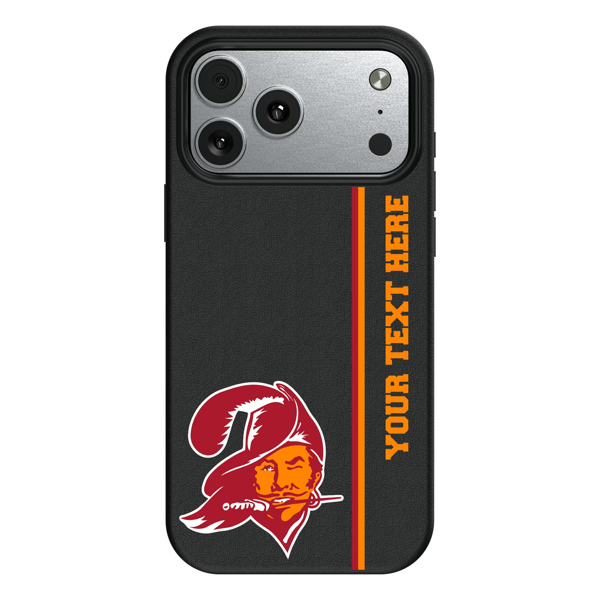 Tampa Bay Buccaneers Historic Collection Personalized Sidebard iPhone MagSafe Compatible Phone Case for Apple iPhone#Device_iPhone 17 Pro Max