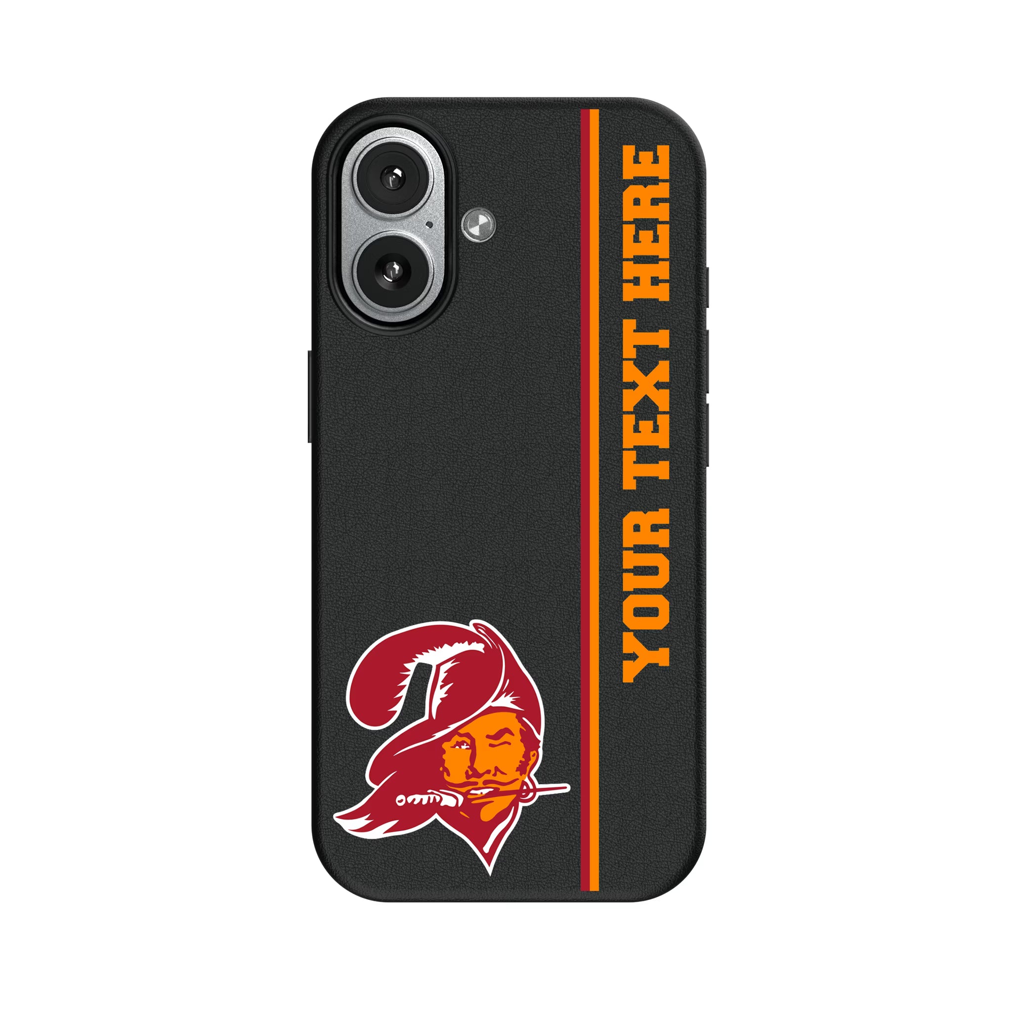 Tampa Bay Buccaneers Historic Collection Personalized Sidebard iPhone MagSafe Compatible Phone Case for Apple iPhone#Device_iPhone 17