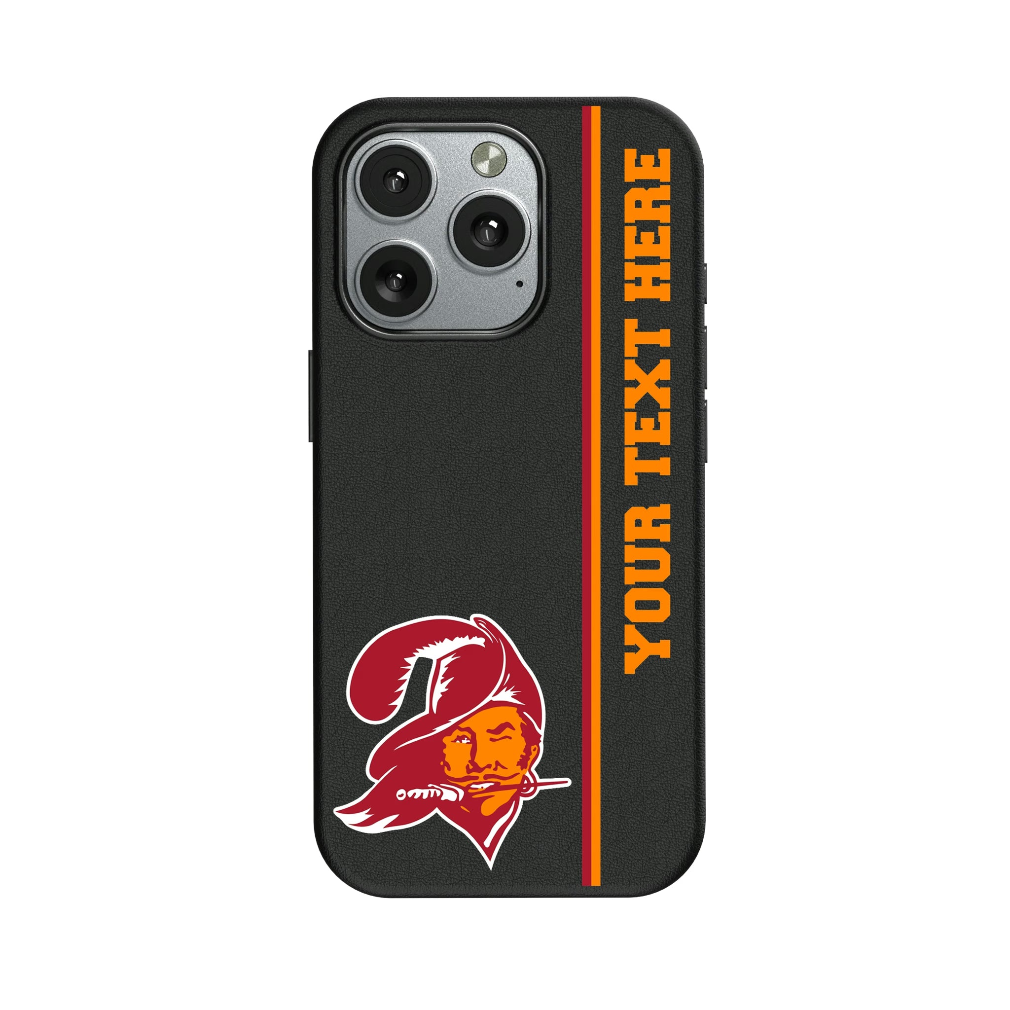 Tampa Bay Buccaneers Historic Collection Personalized Sidebard iPhone MagSafe Compatible Phone Case for Apple iPhone
