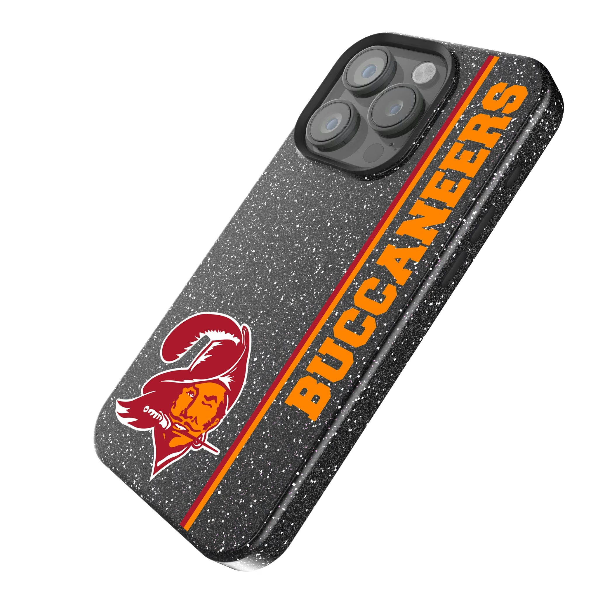 Tampa Bay Buccaneers Historic Collection Sidebar iPhone Bling Phone Case for Apple iPhone - Isometric View
