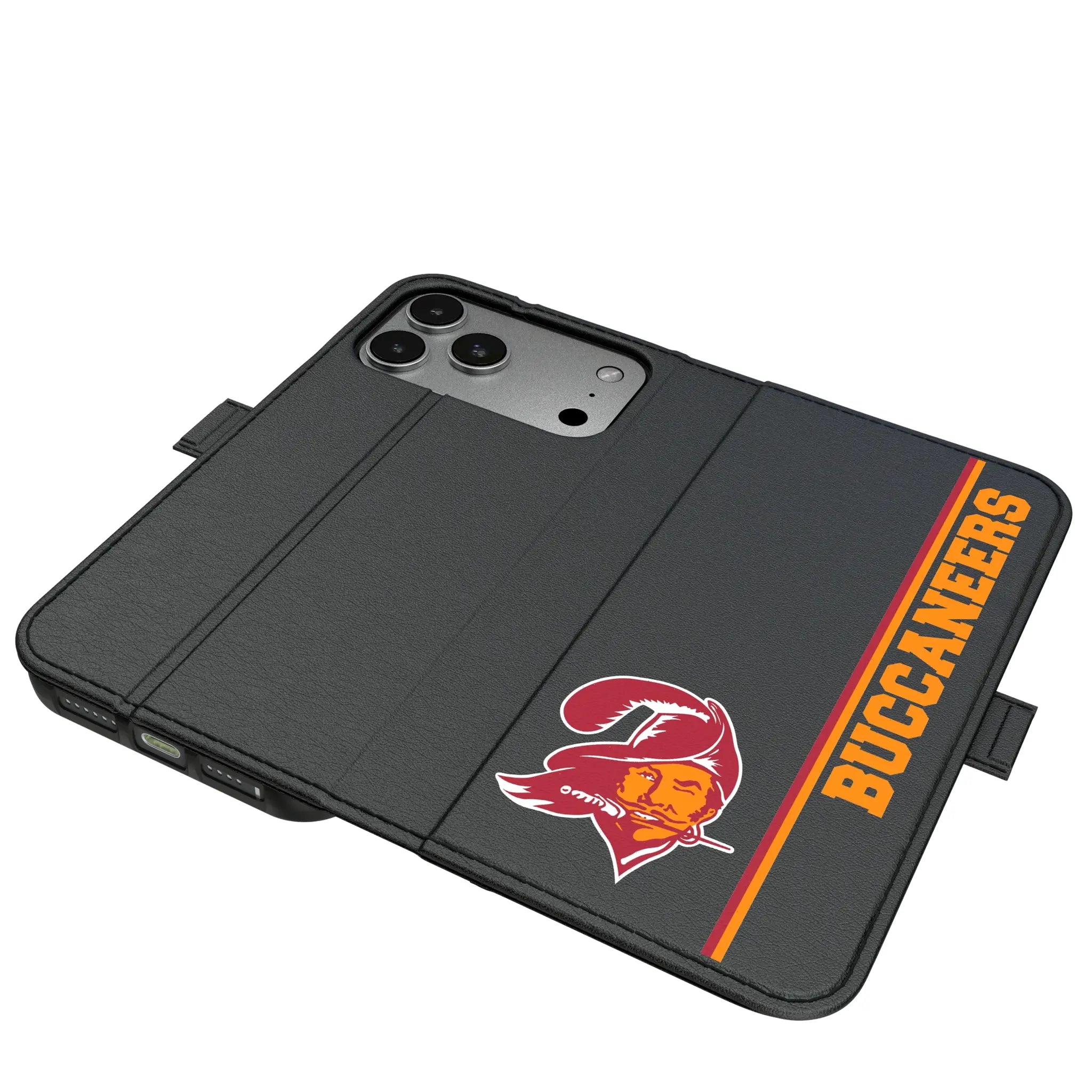 Tampa Bay Buccaneers Historic Collection Sidebar iPhone Folio Phone Case for Apple iPhone#Device_iPhone 17 Pro Max