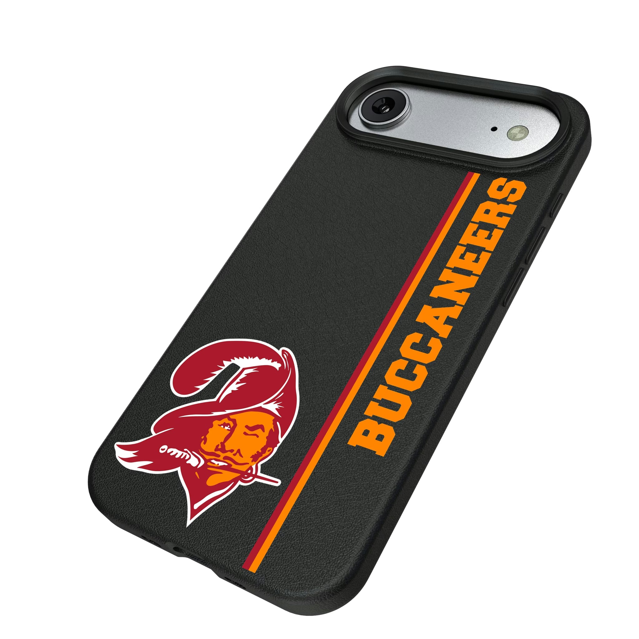 Tampa Bay Buccaneers Historic Collection Sidebar iPhone MagSafe Compatible Phone Case for Apple iPhone - Isometric View#Device_iPhone Air
