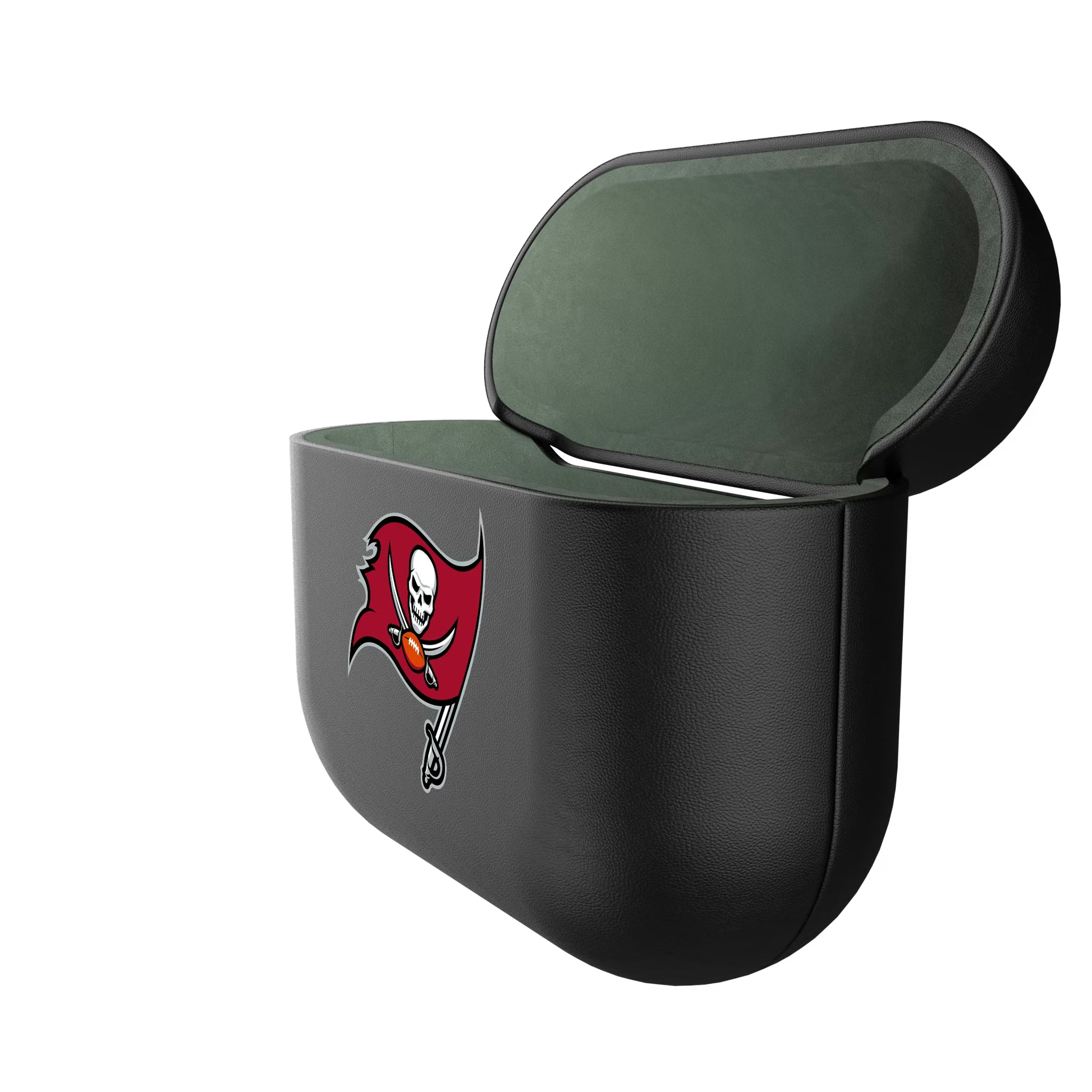Tampa Bay Buccaneers Insignia AirPods AirPod Case Cover - Isometric View#Device_AirPods 3rd Gen