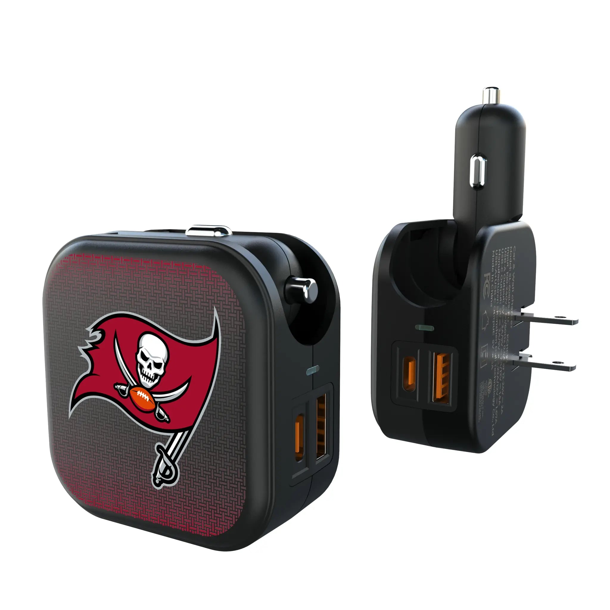Tampa Bay Buccaneers Linen 2 in 1 USB A/C Charger