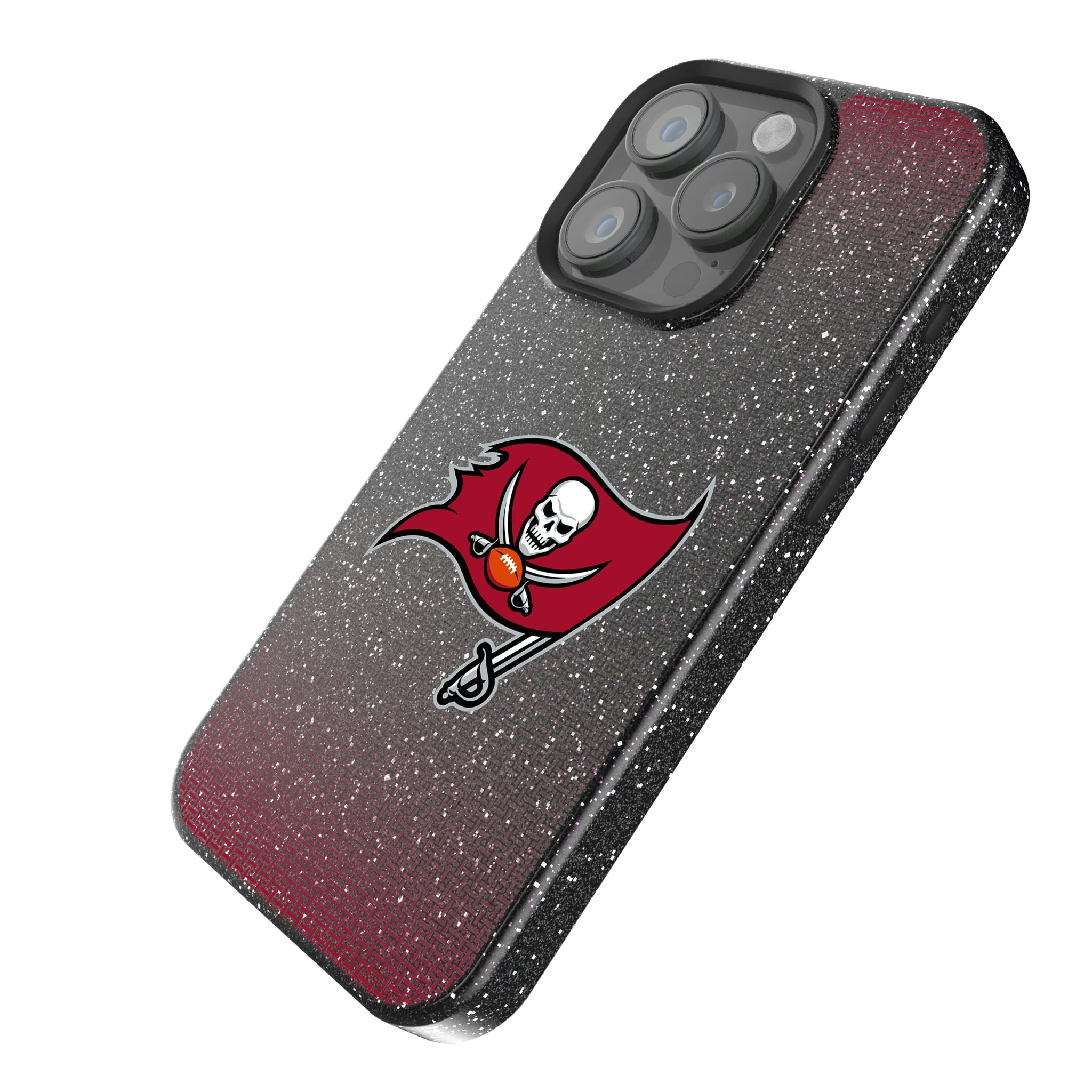 Tampa Bay Buccaneers Linen iPhone Bling Phone Case for Apple iPhone - Isometric View