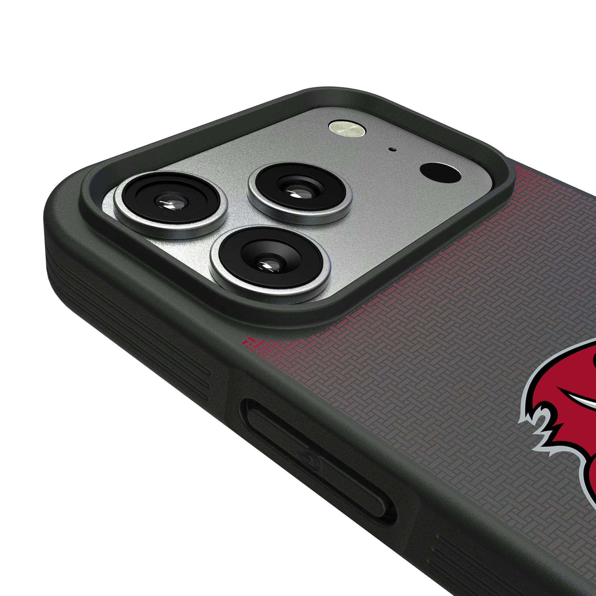 Tampa Bay Buccaneers Linen iPhone Bump Phone Case for Apple iPhone - Detail#Device_iPhone 17 Pro