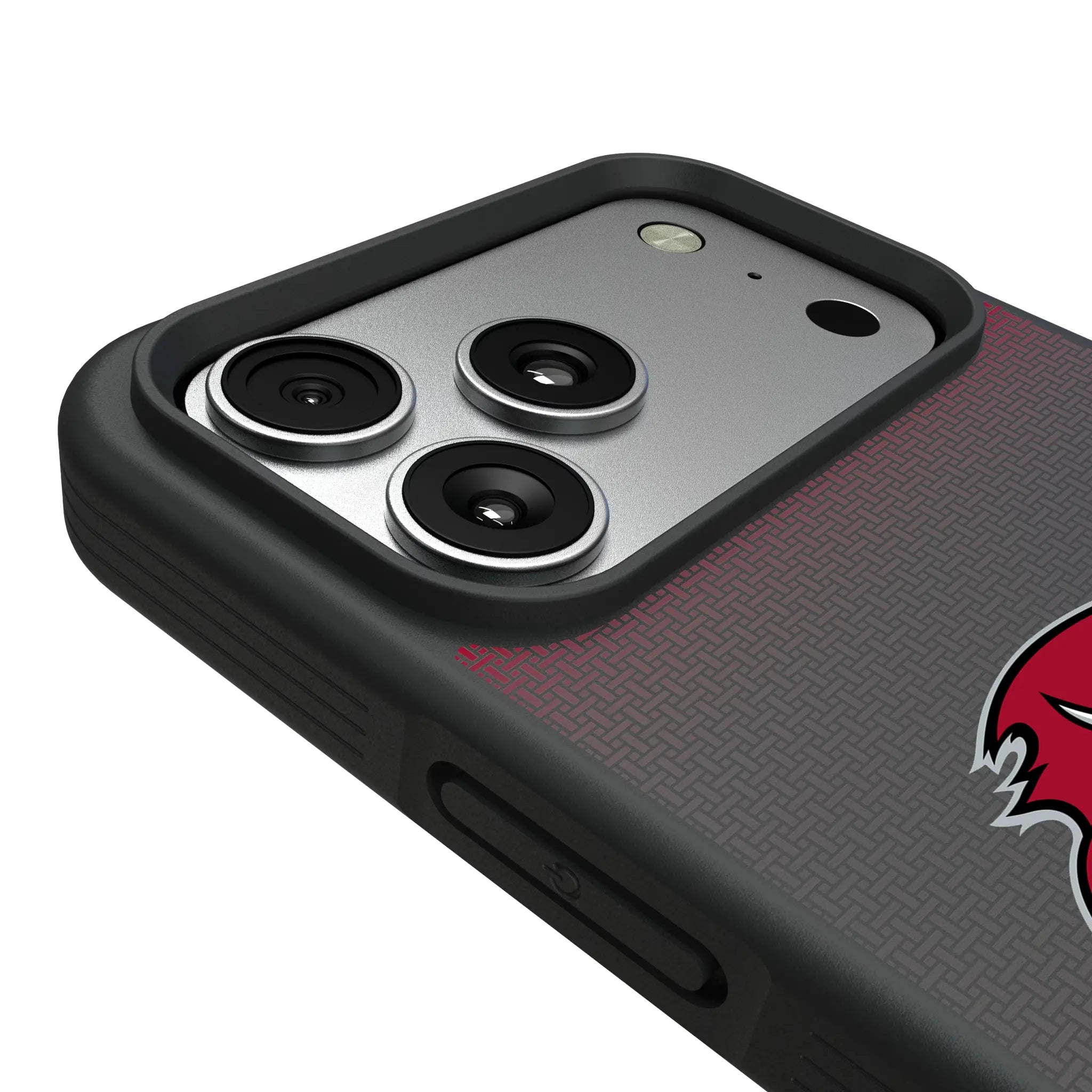 Tampa Bay Buccaneers Linen iPhone Bump Phone Case for Apple iPhone - Detail#Device_iPhone 17 Pro Max