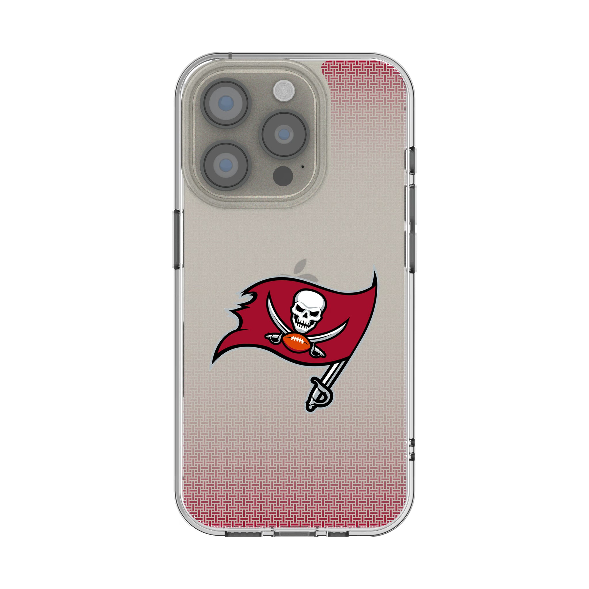 Tampa Bay Buccaneers Linen iPhone Clear Phone Case for Apple iPhone