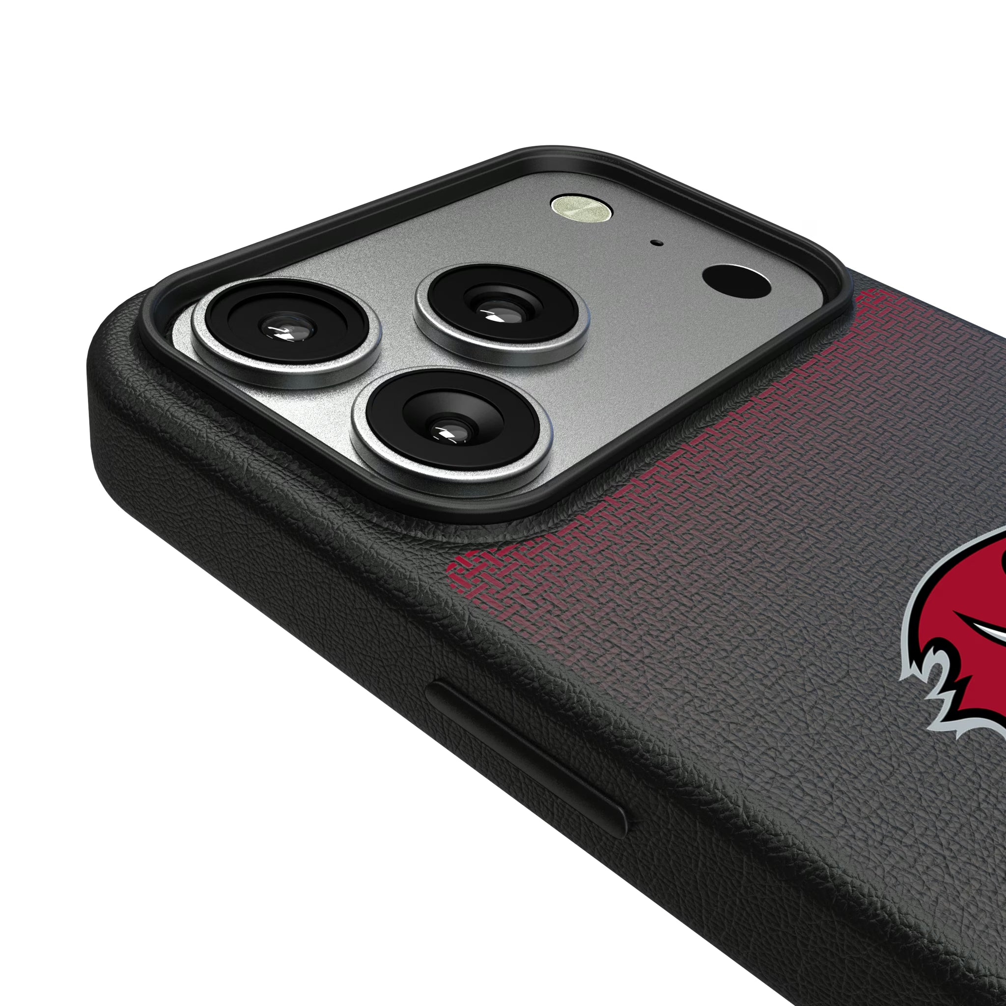 Tampa Bay Buccaneers Linen iPhone MagSafe Compatible Phone Case for Apple iPhone - Detail#Device_iPhone 17 Pro