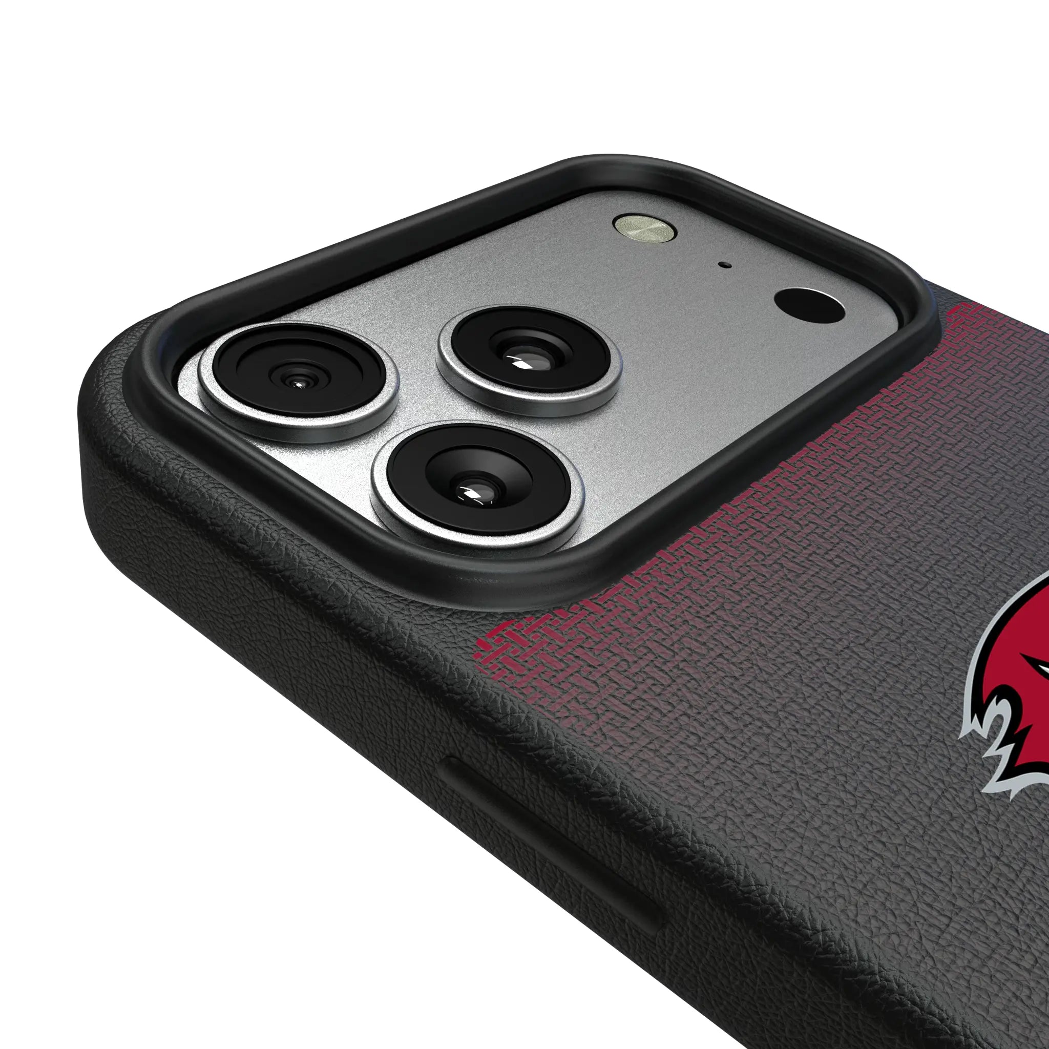 Tampa Bay Buccaneers Linen iPhone MagSafe Compatible Phone Case for Apple iPhone - Detail#Device_iPhone 17 Pro Max
