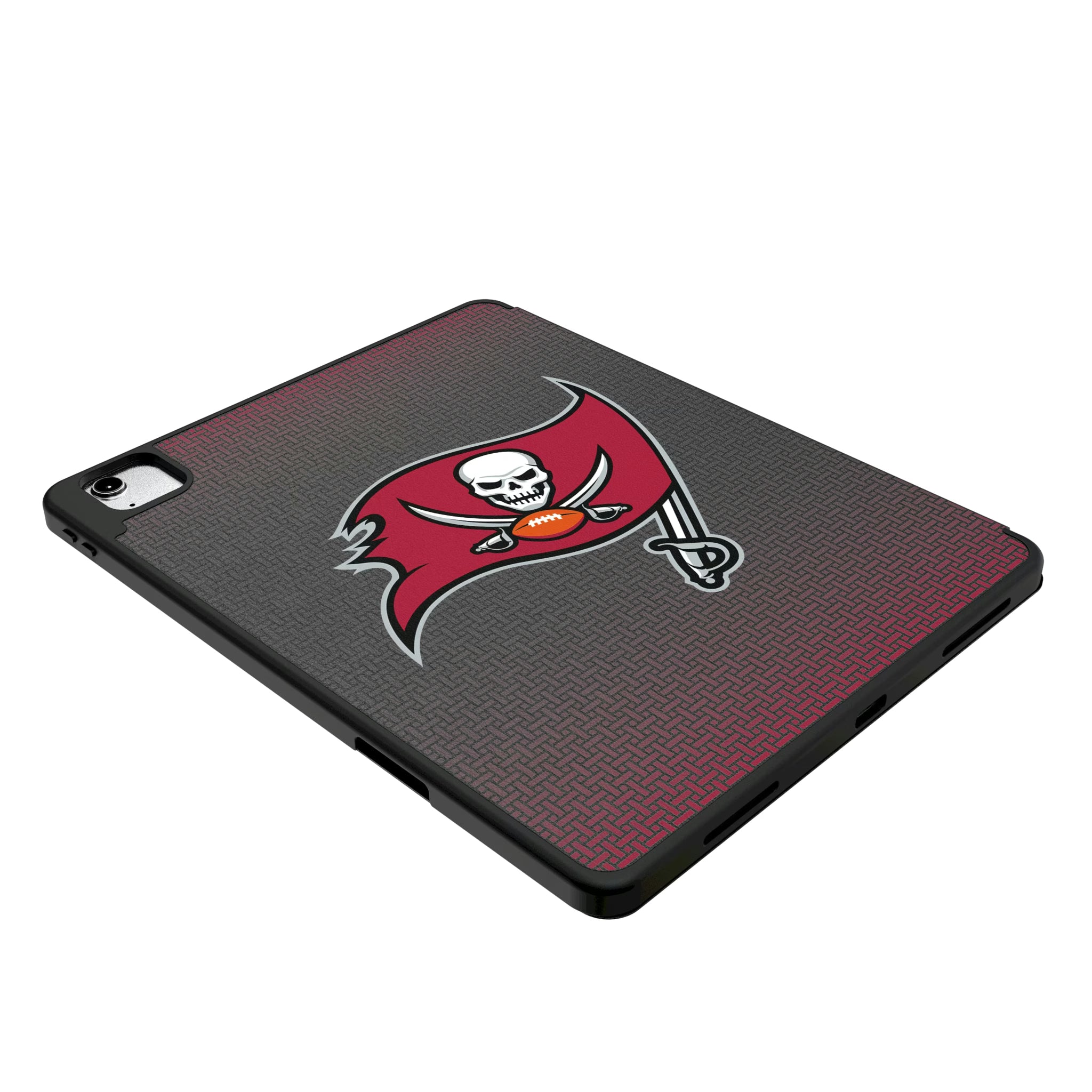 Tampa Bay Buccaneers Linen iPad Tablet Case for Apple iPad - Isometric View