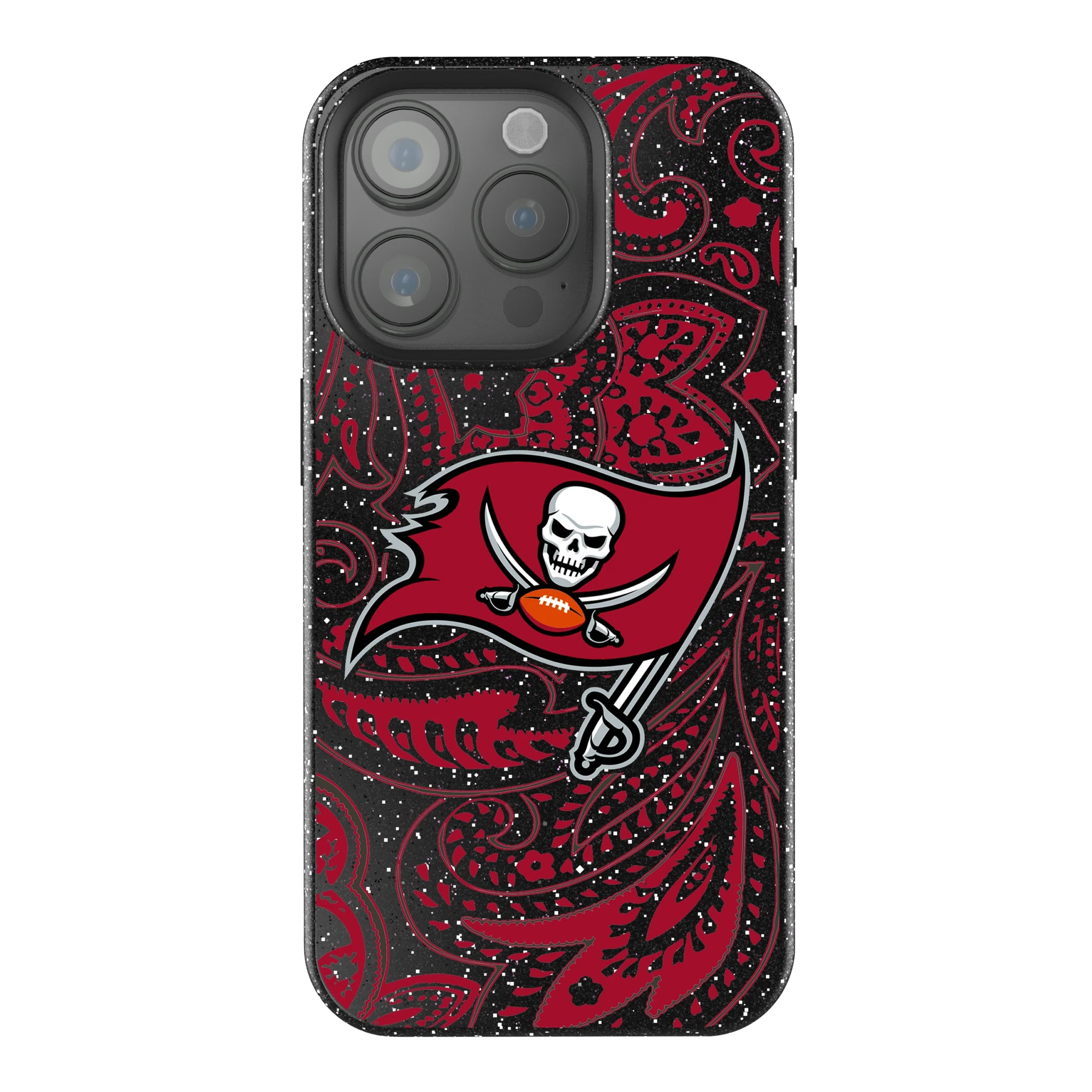 Tampa Bay Buccaneers Paisley iPhone Bling Phone Case for Apple iPhone