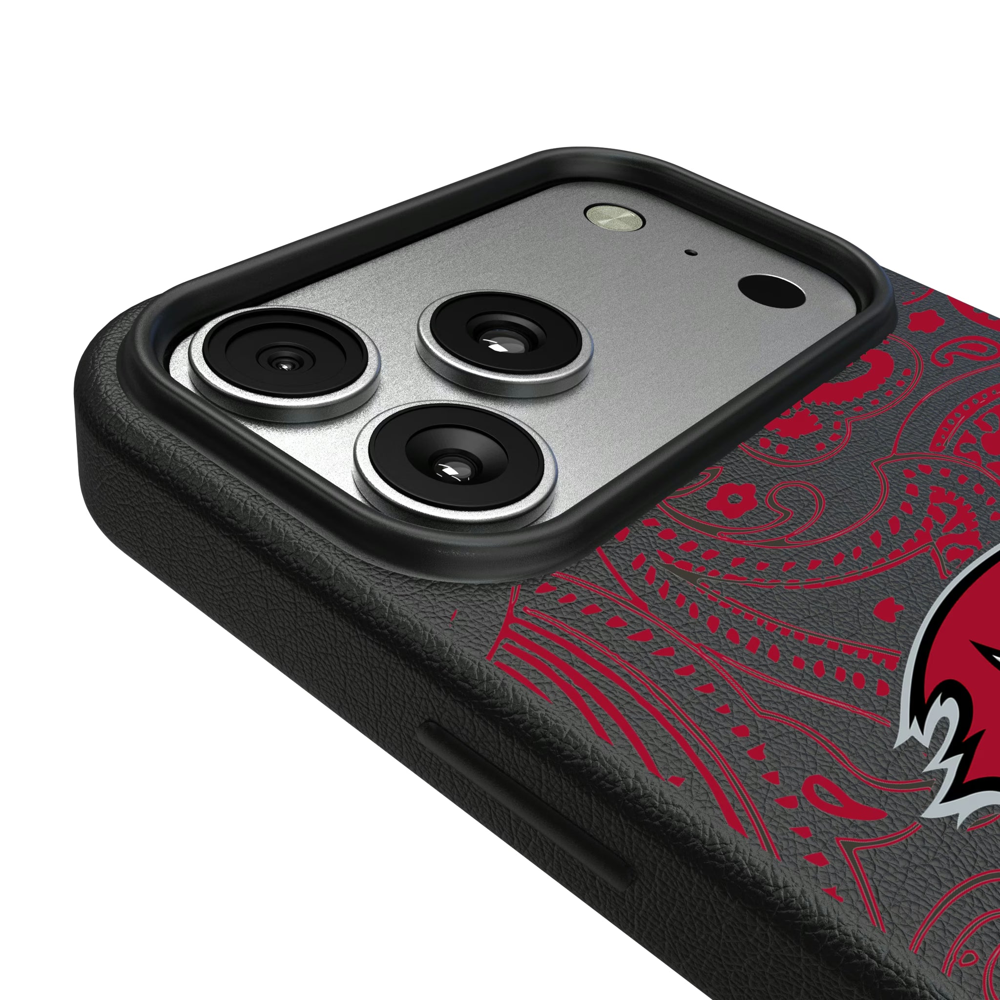 Tampa Bay Buccaneers Paisley iPhone MagSafe Compatible Phone Case for Apple iPhone - Detail#Device_iPhone 17 Pro Max
