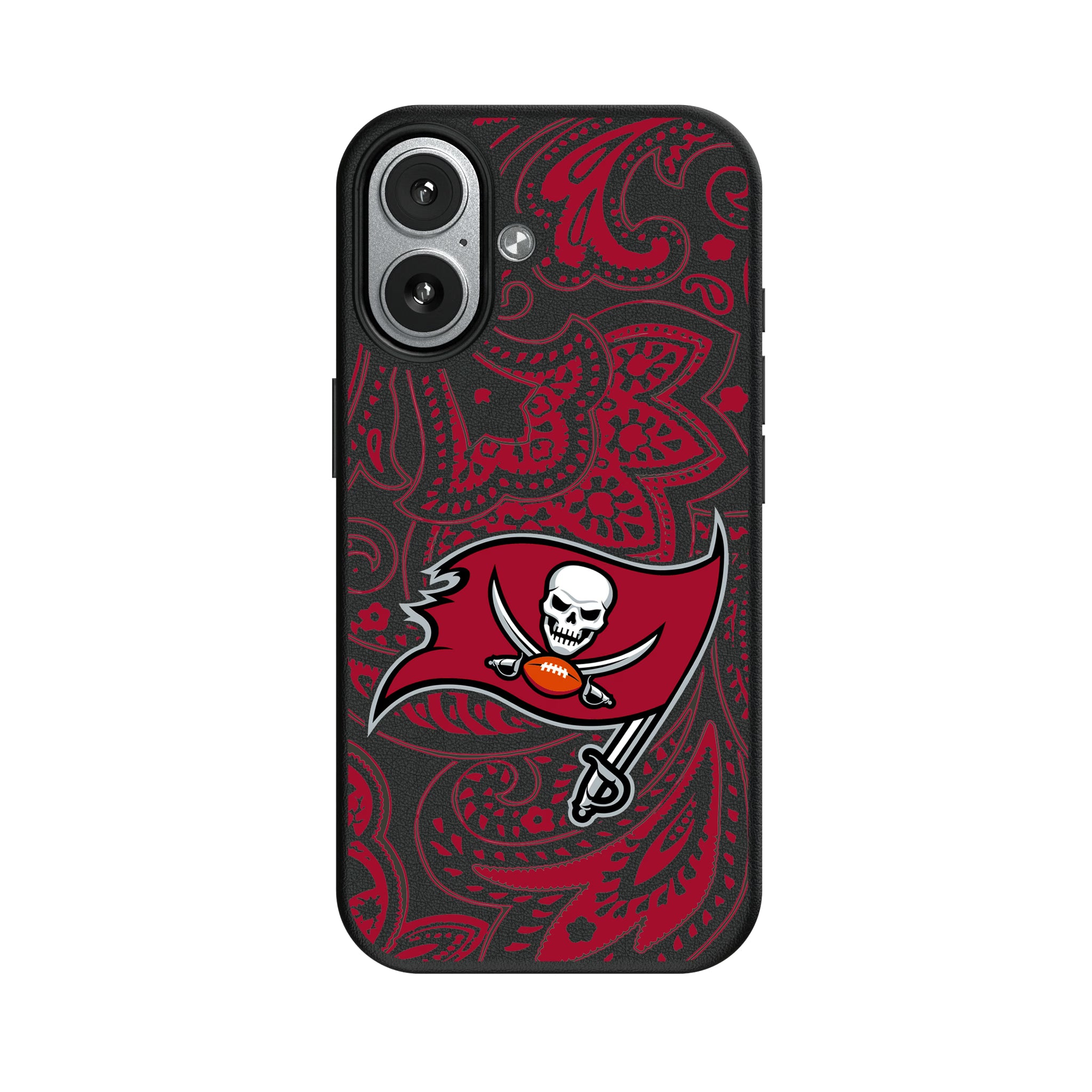 Tampa Bay Buccaneers Paisley iPhone MagSafe Compatible Phone Case for Apple iPhone#Device_iPhone 17
