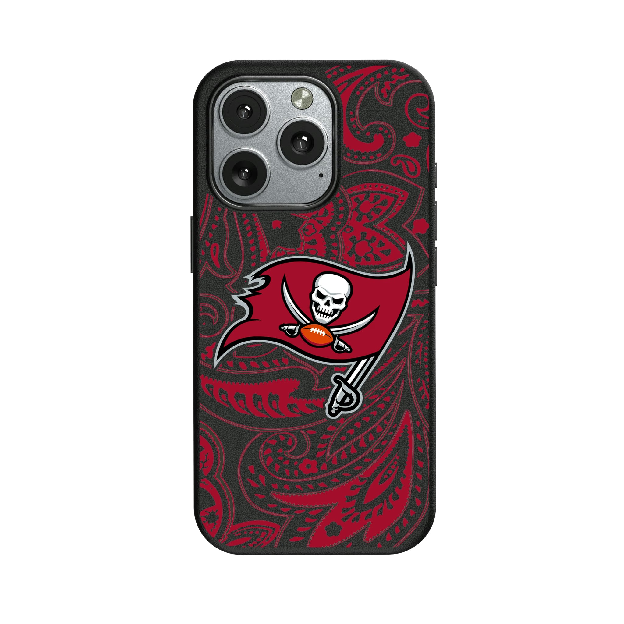 Tampa Bay Buccaneers Paisley iPhone MagSafe Compatible Phone Case for Apple iPhone