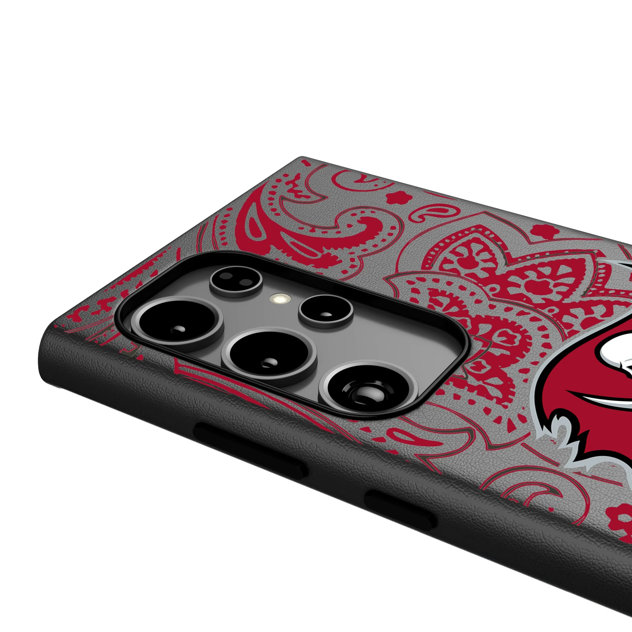 Tampa Bay Buccaneers Paisley Galaxy MagSafe Compatible Phone Case for Samsung Galaxy - Detail