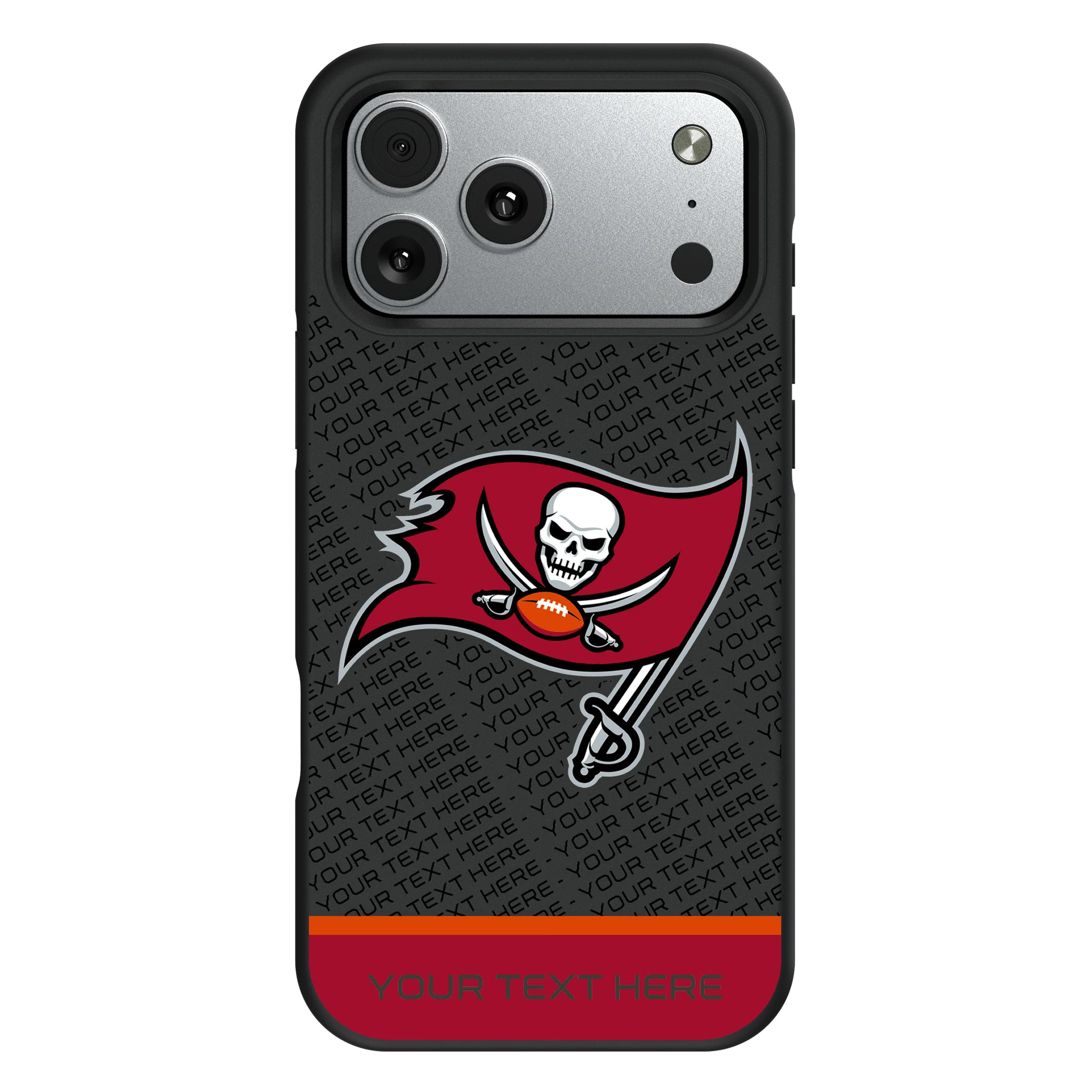 Tampa Bay Buccaneers Personalized EndZone Plus iPhone Bump Phone Case for Apple iPhone#Device_iPhone 17 Pro Max