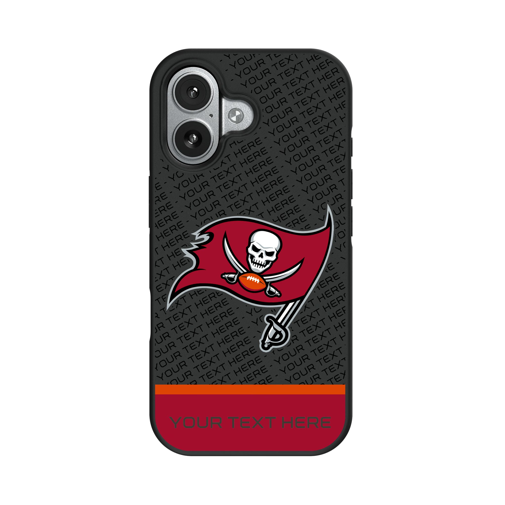 Tampa Bay Buccaneers Personalized EndZone Plus iPhone Bump Phone Case for Apple iPhone#Device_iPhone 17