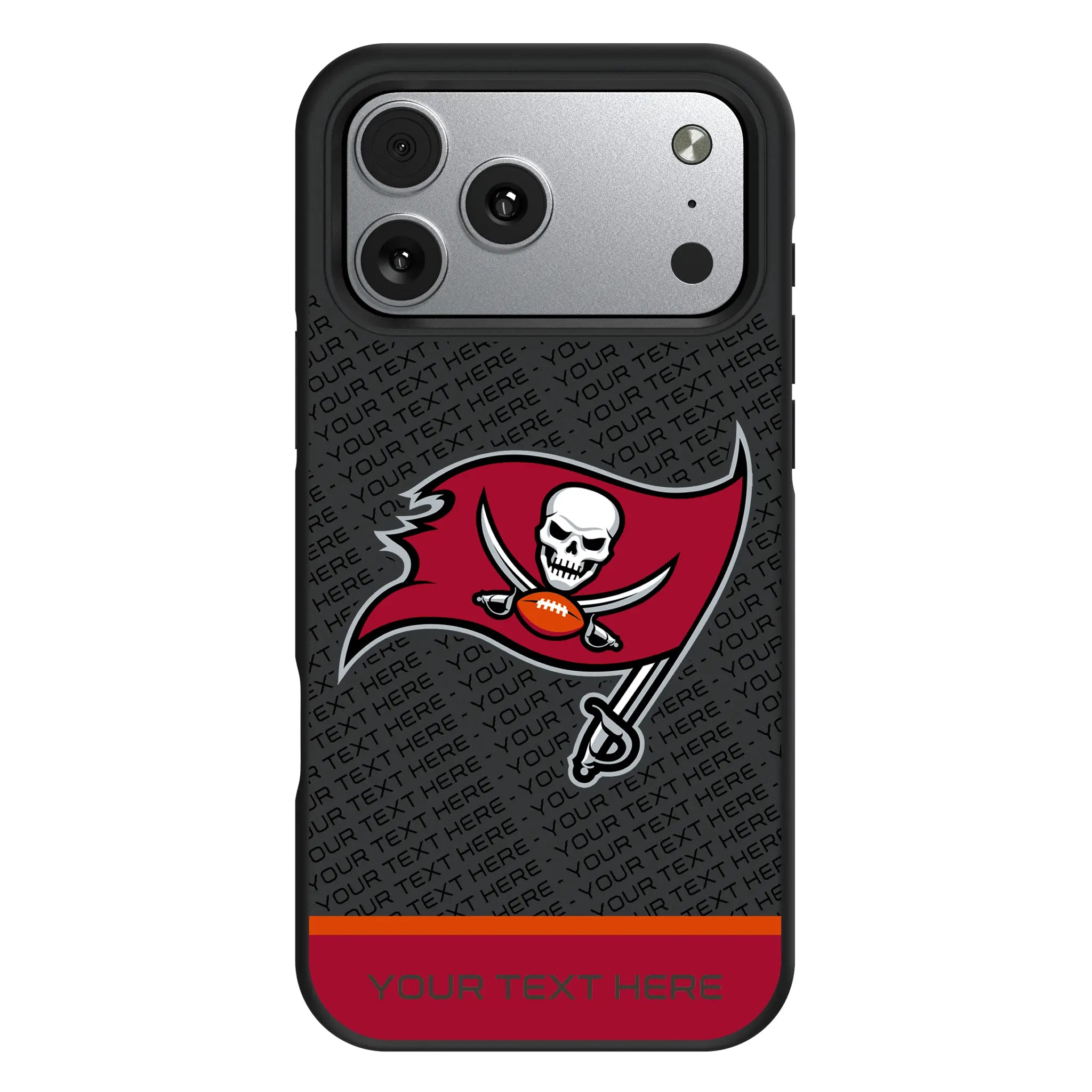 Tampa Bay Buccaneers Personalized EndZone Plus iPhone Bump Phone Case for Apple iPhone#Device_iPhone 17 Pro Max