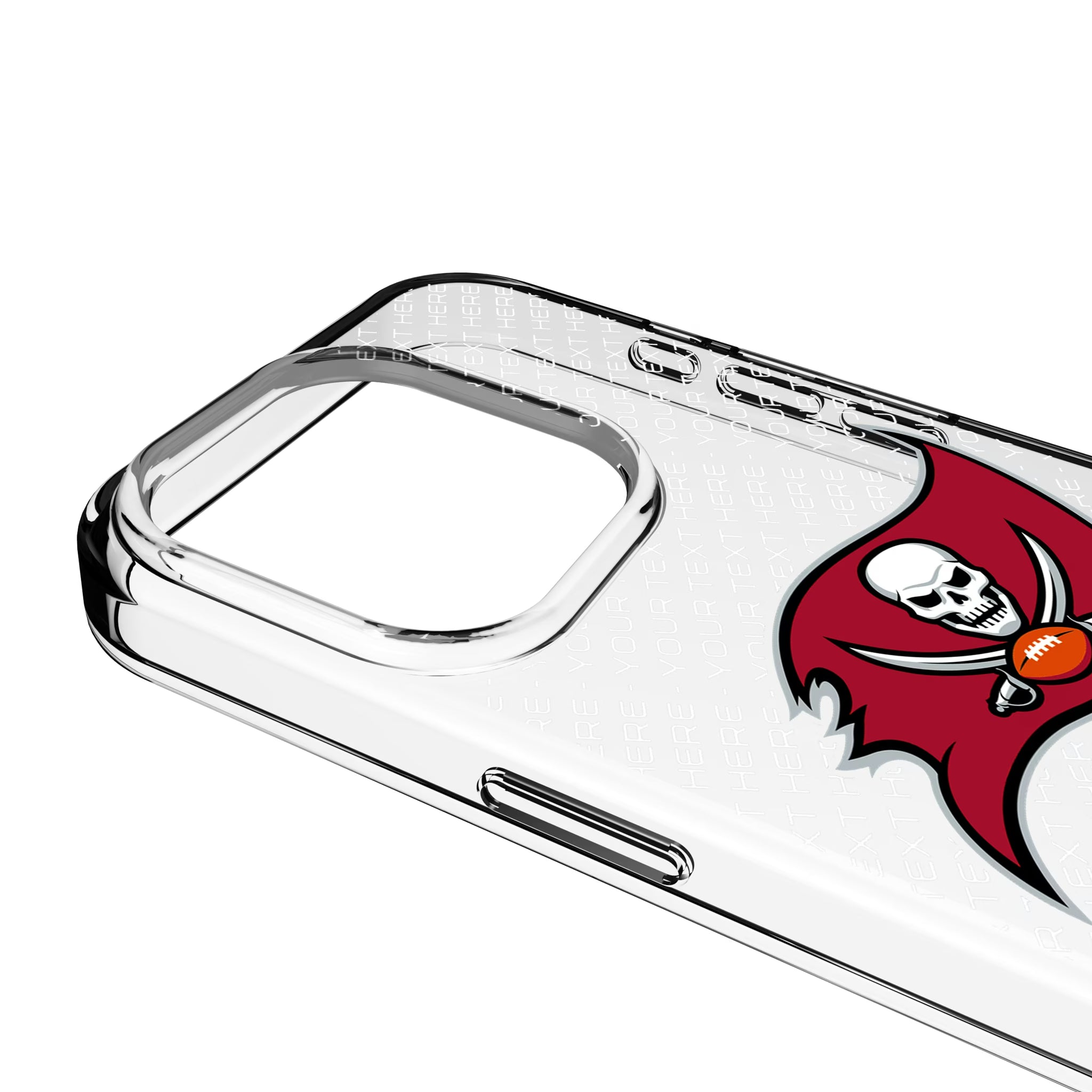 Tampa Bay Buccaneers Personalized EndZone Plus iPhone Clear Phone Case for Apple iPhone - Detail