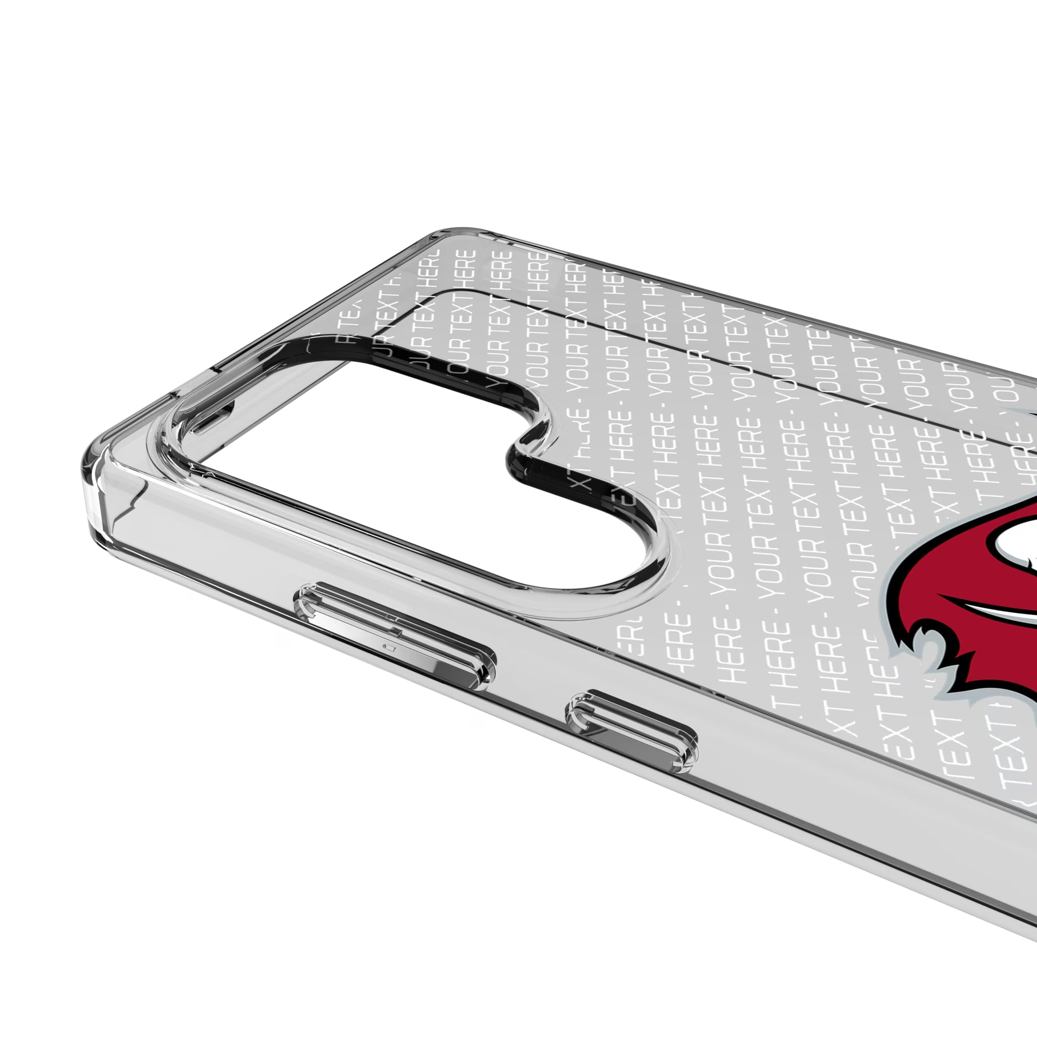 Tampa Bay Buccaneers Personalized EndZone Plus Galaxy Clear Phone Case for Samsung Galaxy - Detail
