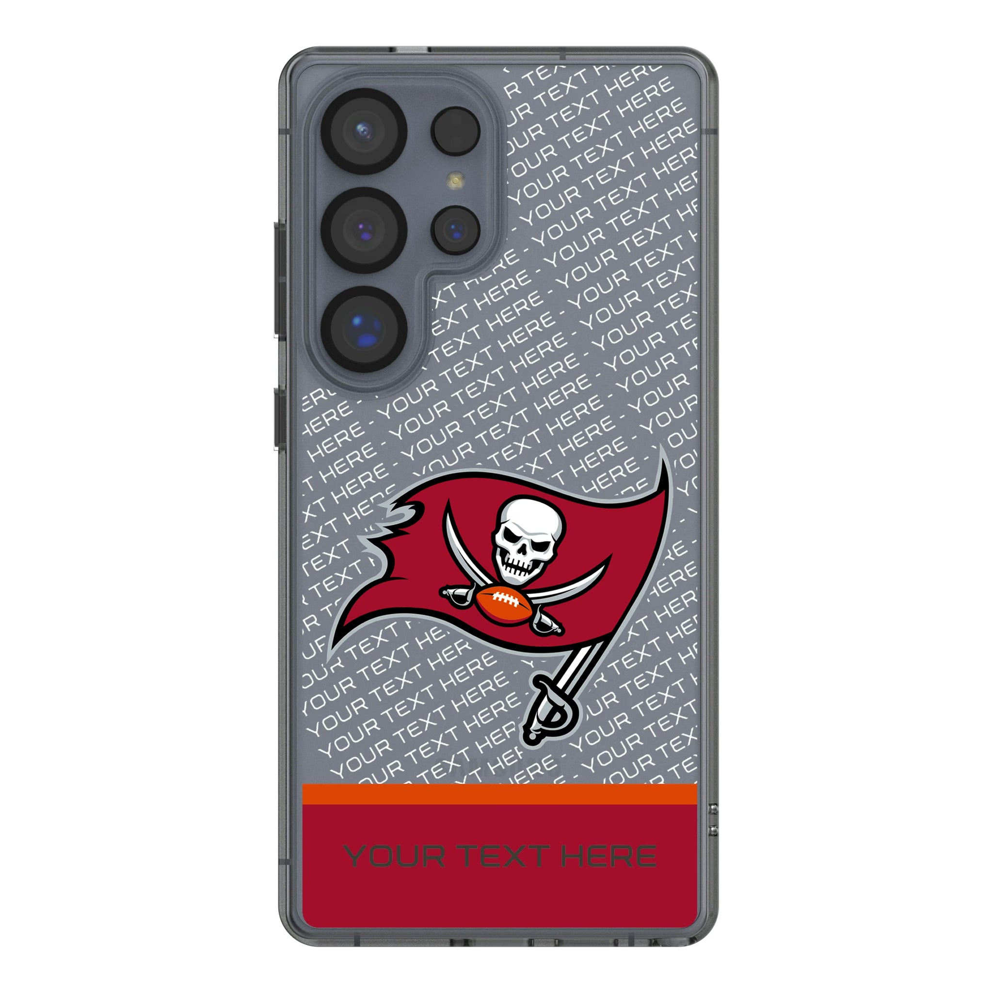 Tampa Bay Buccaneers Personalized EndZone Plus Galaxy Clear Phone Case for Samsung Galaxy