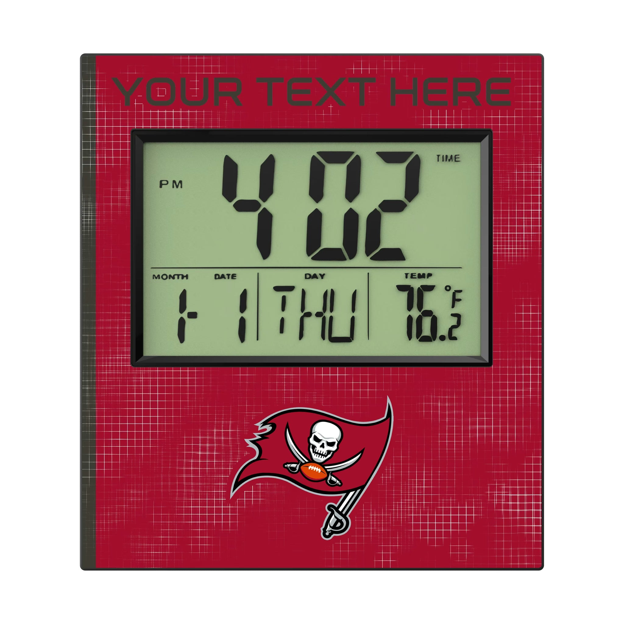 Tampa Bay Buccaneers Personalized Hatch Wall Clock