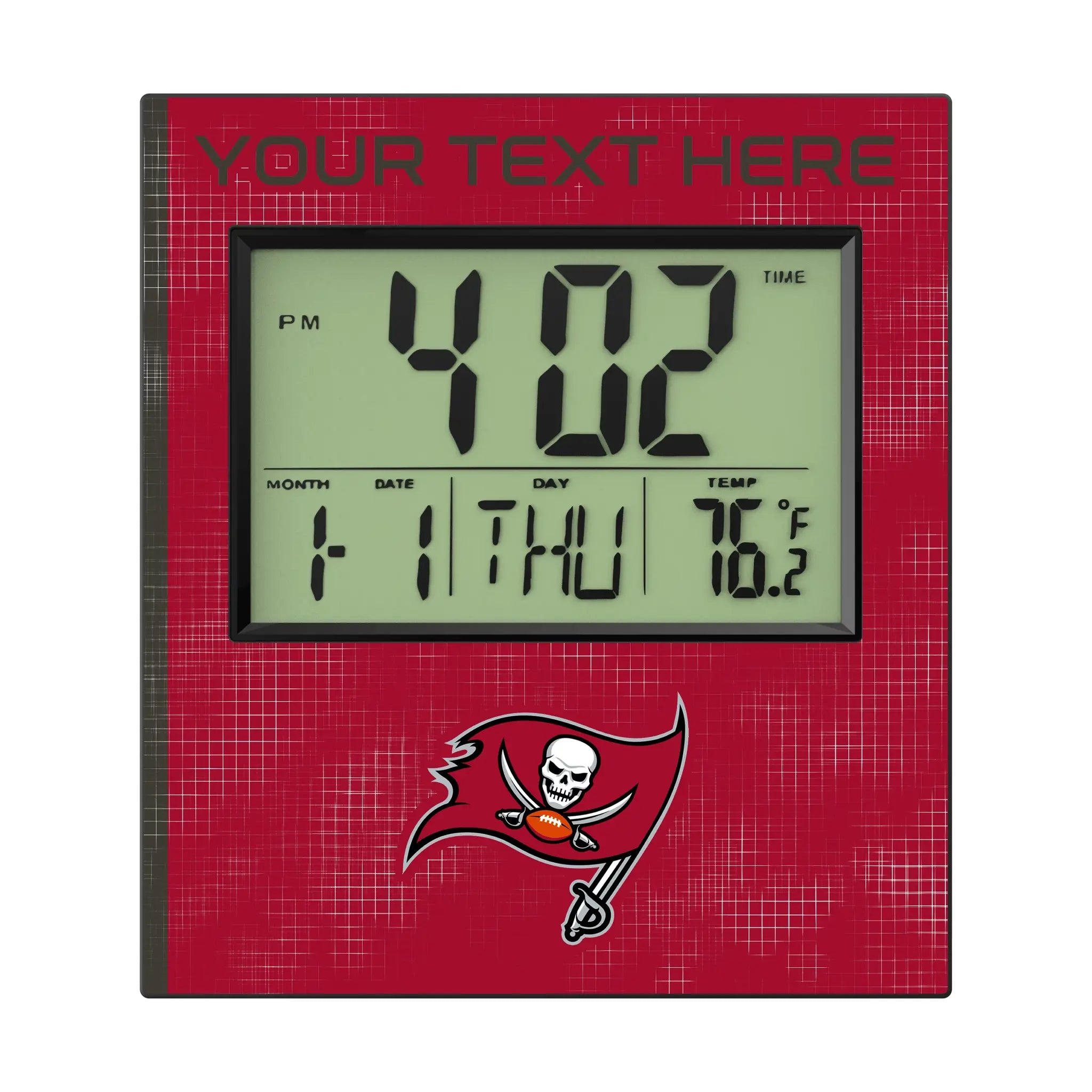 Tampa Bay Buccaneers Personalized Hatch Wall Clock