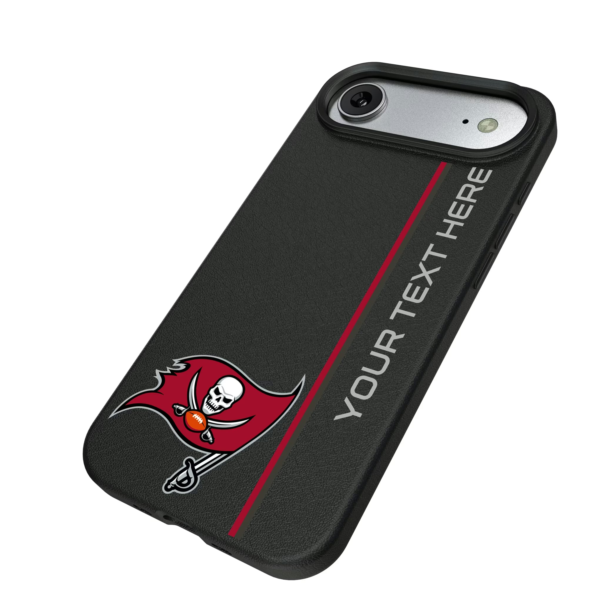 Tampa Bay Buccaneers Personalized Sidebard iPhone MagSafe Compatible Phone Case for Apple iPhone - Isometric View#Device_iPhone Air