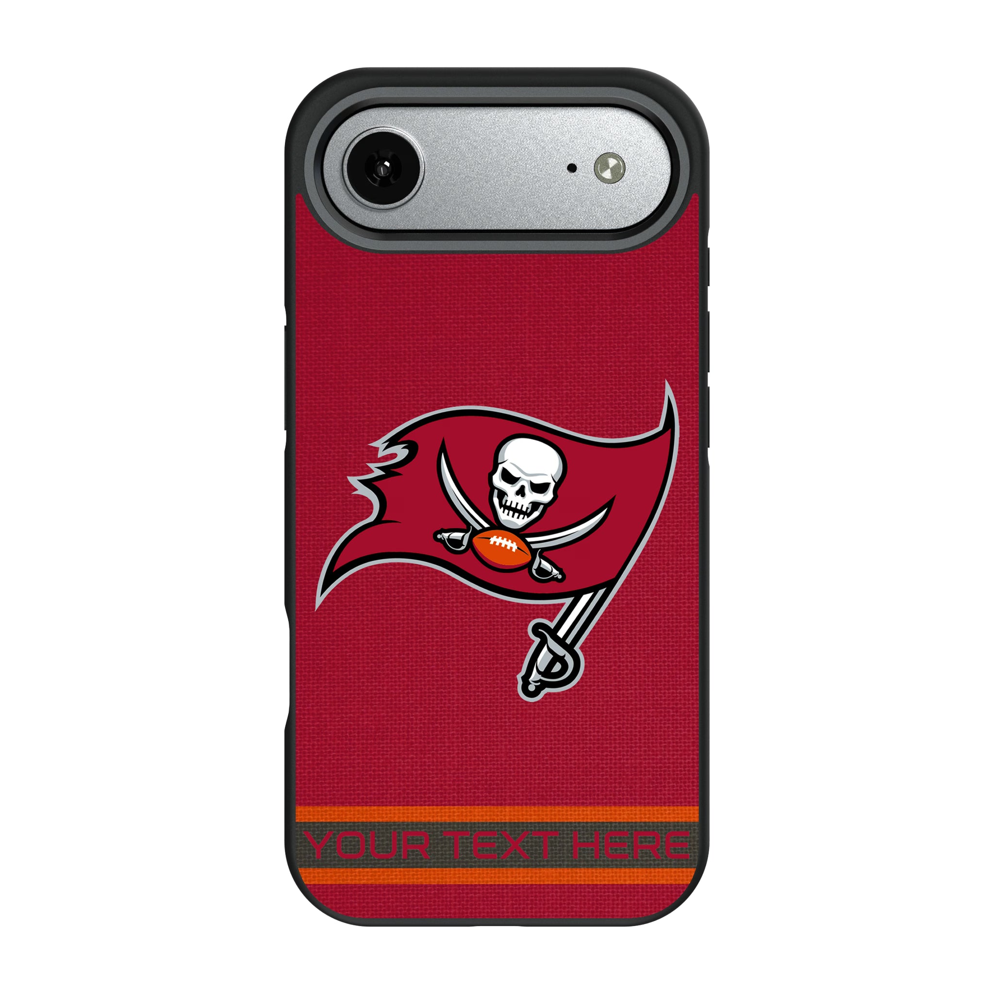 Tampa Bay Buccaneers Personalized Stripe iPhone Bump Phone Case for Apple iPhone#Device_iPhone Air