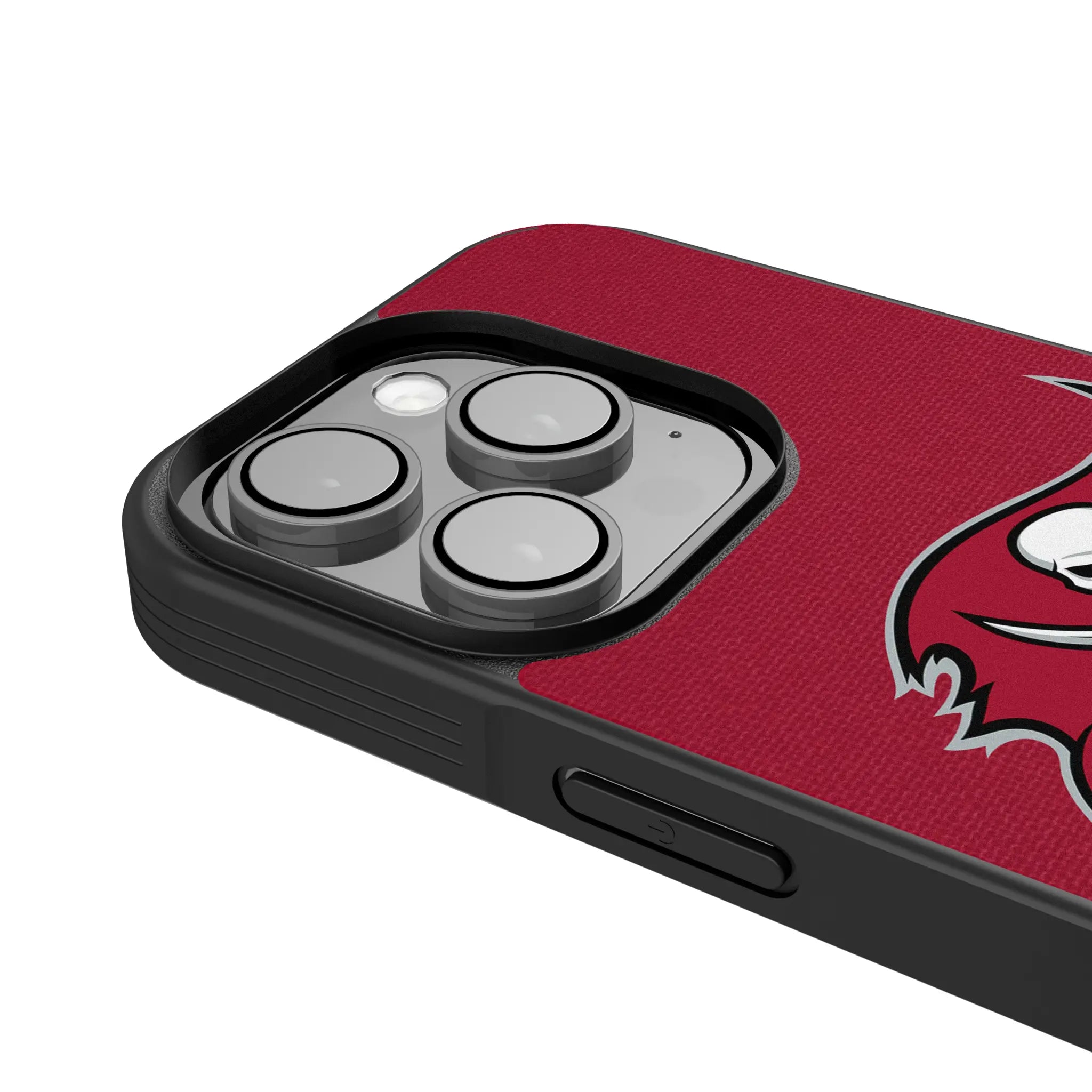 Tampa Bay Buccaneers Personalized Stripe iPhone Bump Phone Case for Apple iPhone - Detail