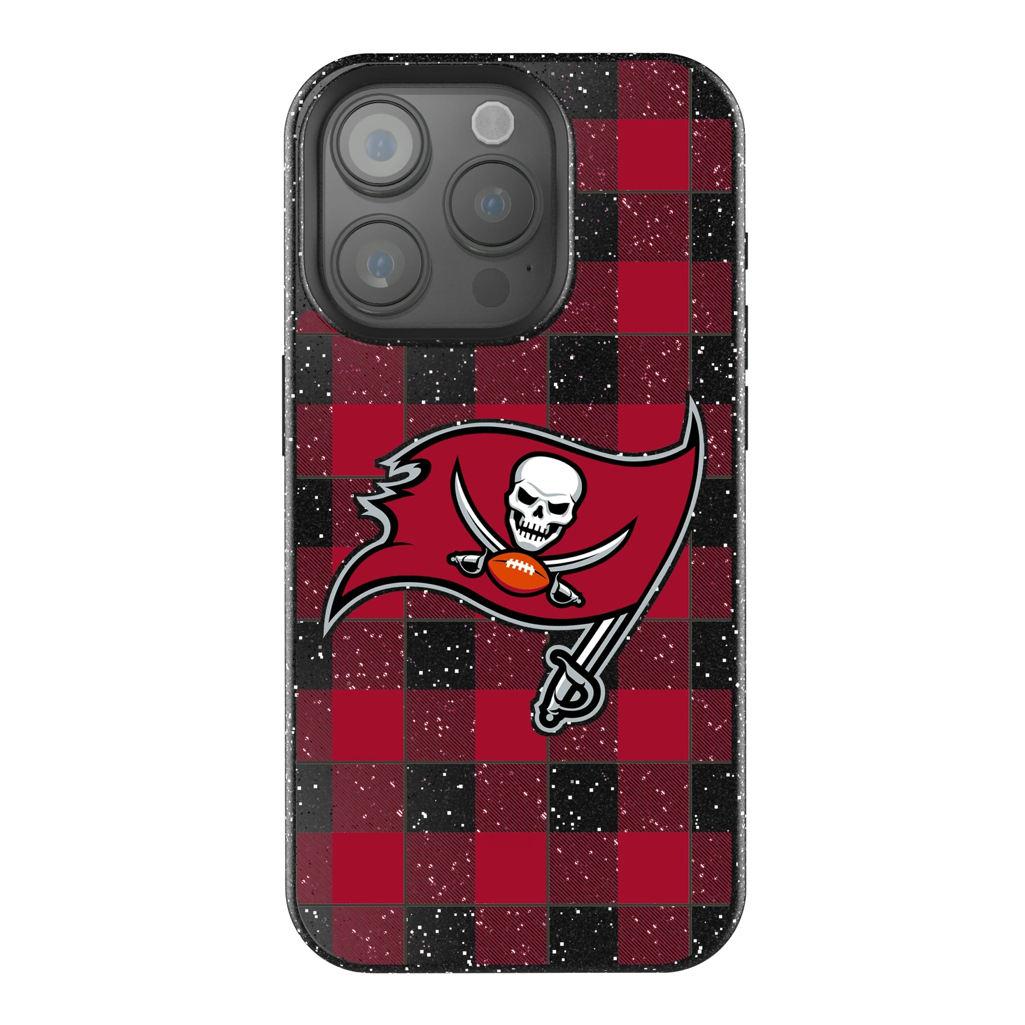Tampa Bay Buccaneers Plaid iPhone Bling Phone Case for Apple iPhone