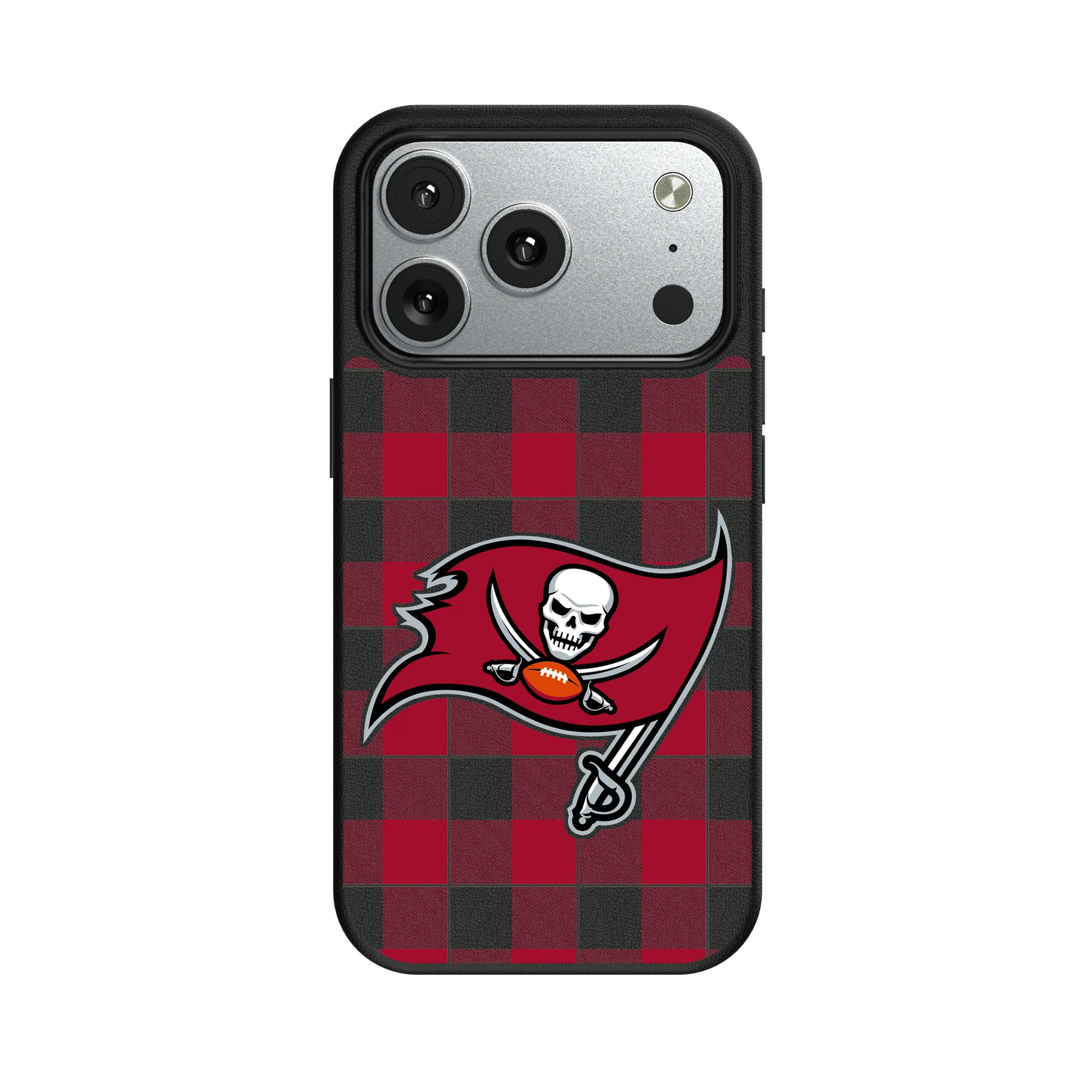 Tampa Bay Buccaneers Plaid iPhone MagSafe Compatible Phone Case for Apple iPhone#Device_iPhone 17 Pro