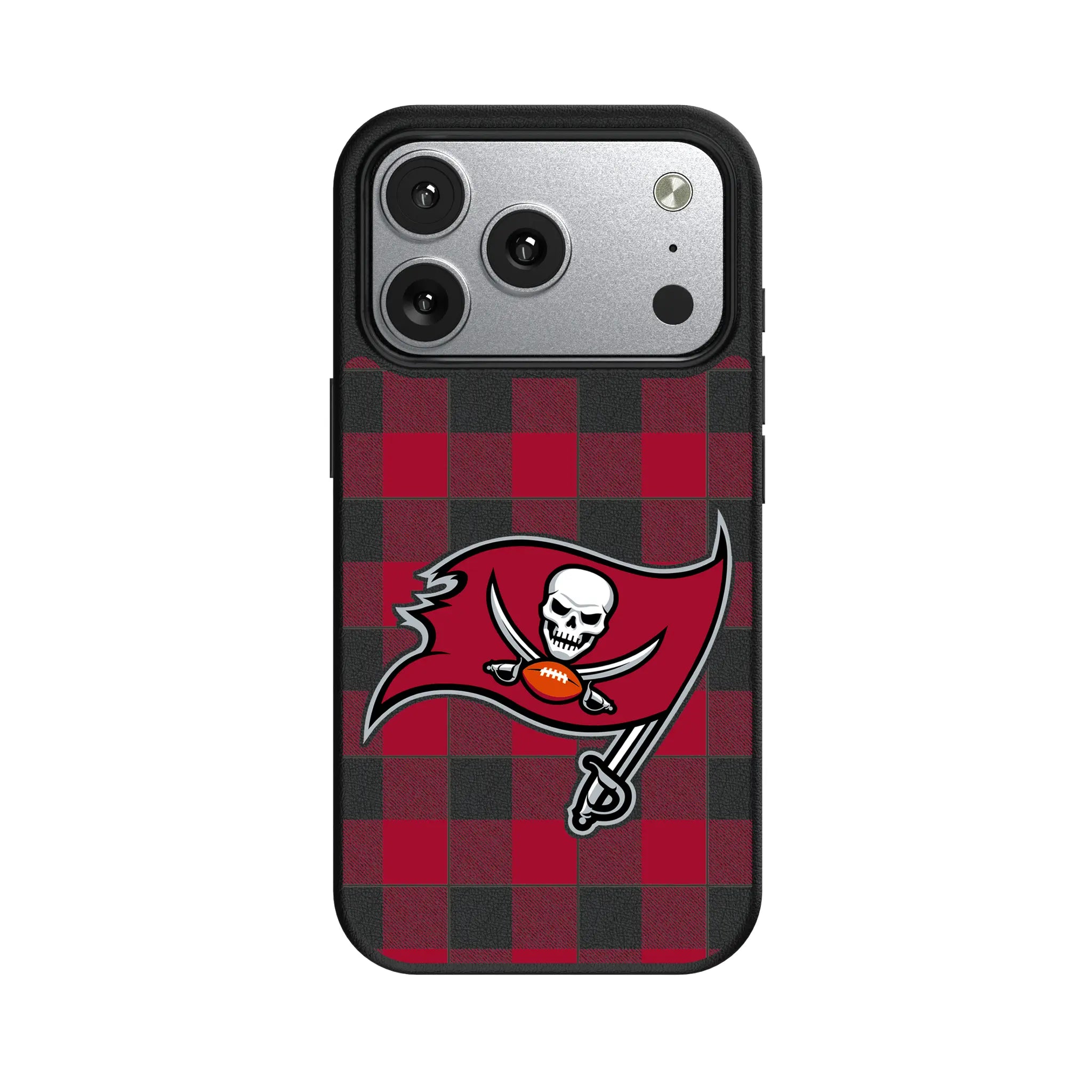 Tampa Bay Buccaneers Plaid iPhone MagSafe Compatible Phone Case for Apple iPhone#Device_iPhone 17 Pro
