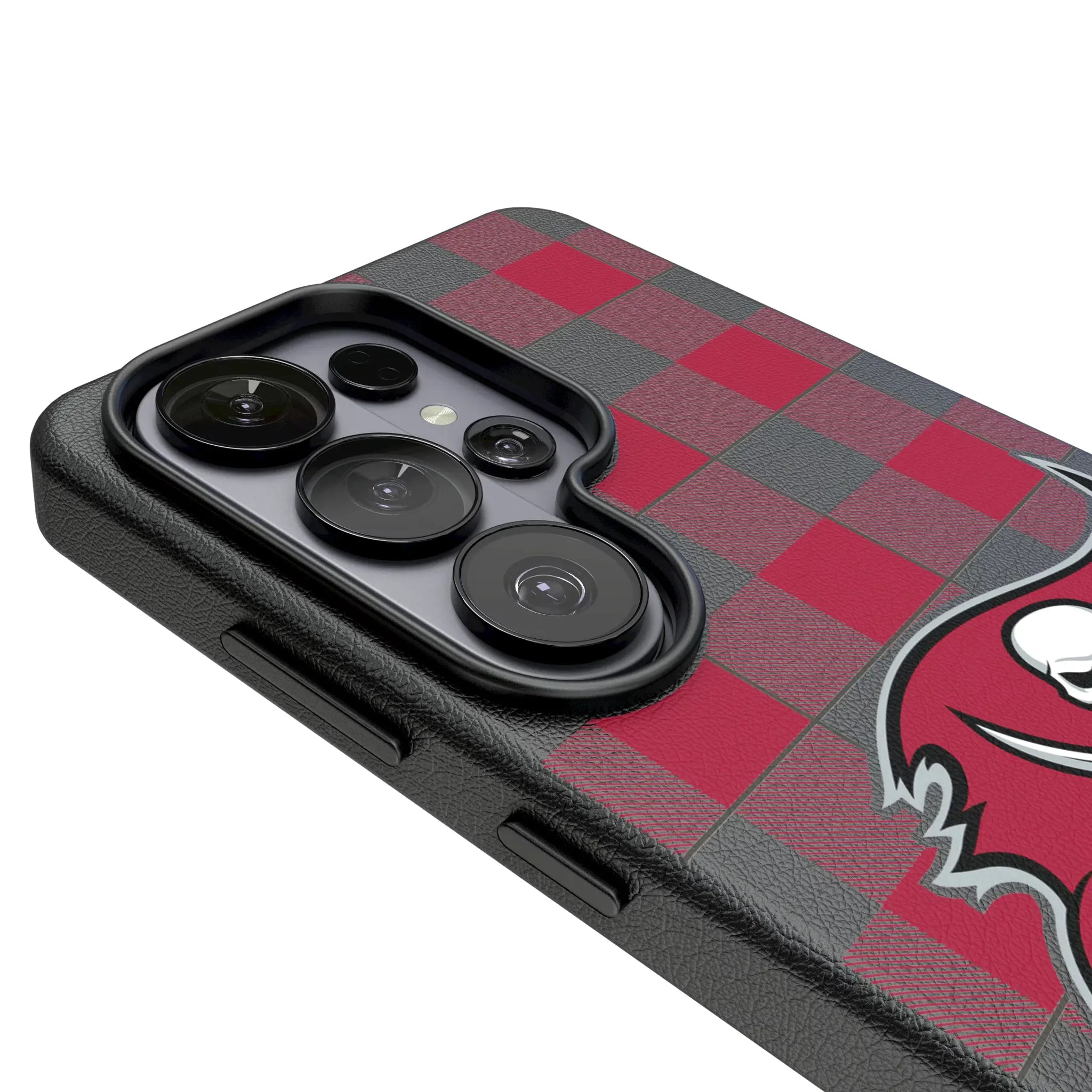 Tampa Bay Buccaneers Plaid Galaxy MagSafe Compatible Phone Case for Samsung Galaxy - Detail#Device_Galaxy S26 Ultra