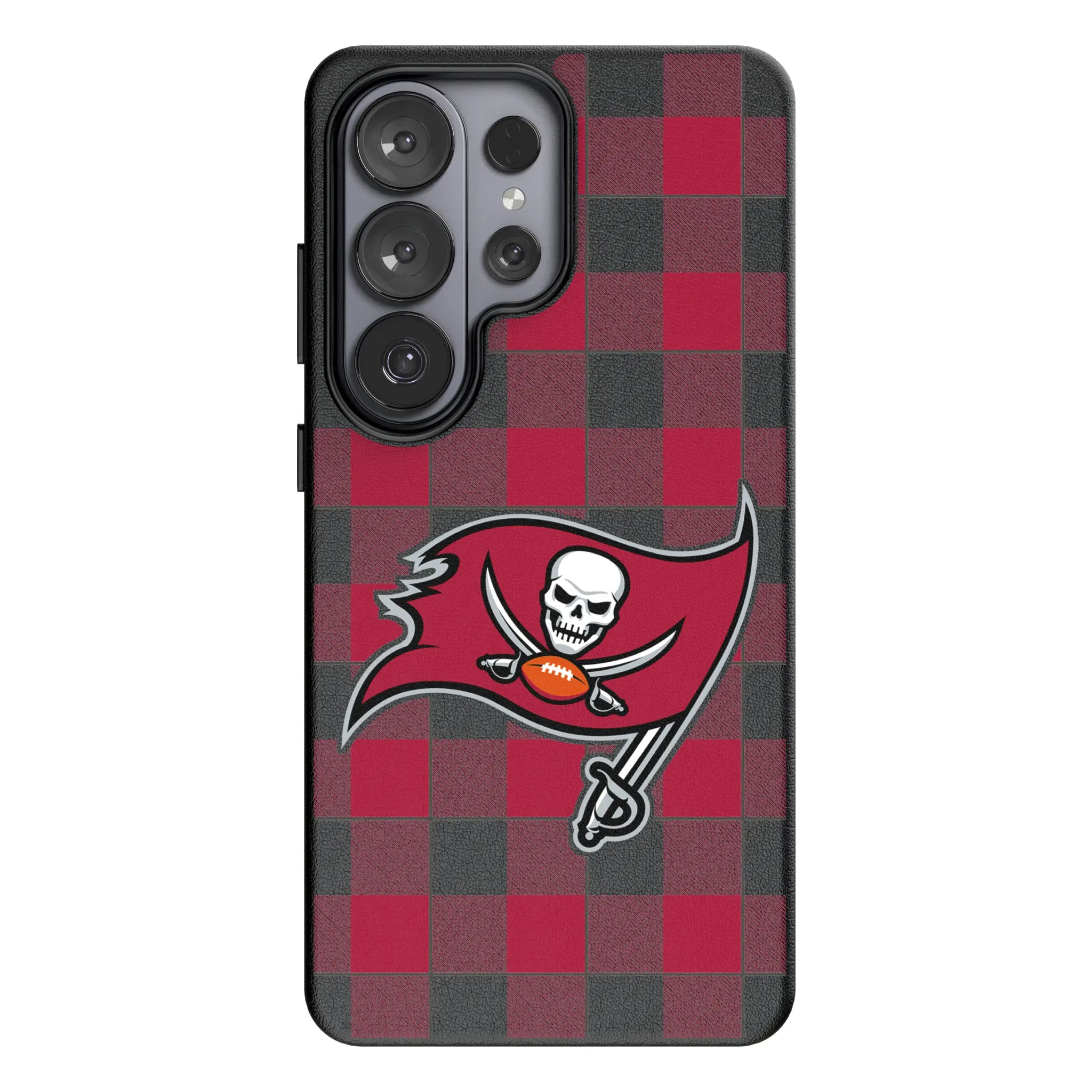 Tampa Bay Buccaneers Plaid Galaxy MagSafe Compatible Phone Case for Samsung Galaxy#Device_Galaxy S26 Ultra