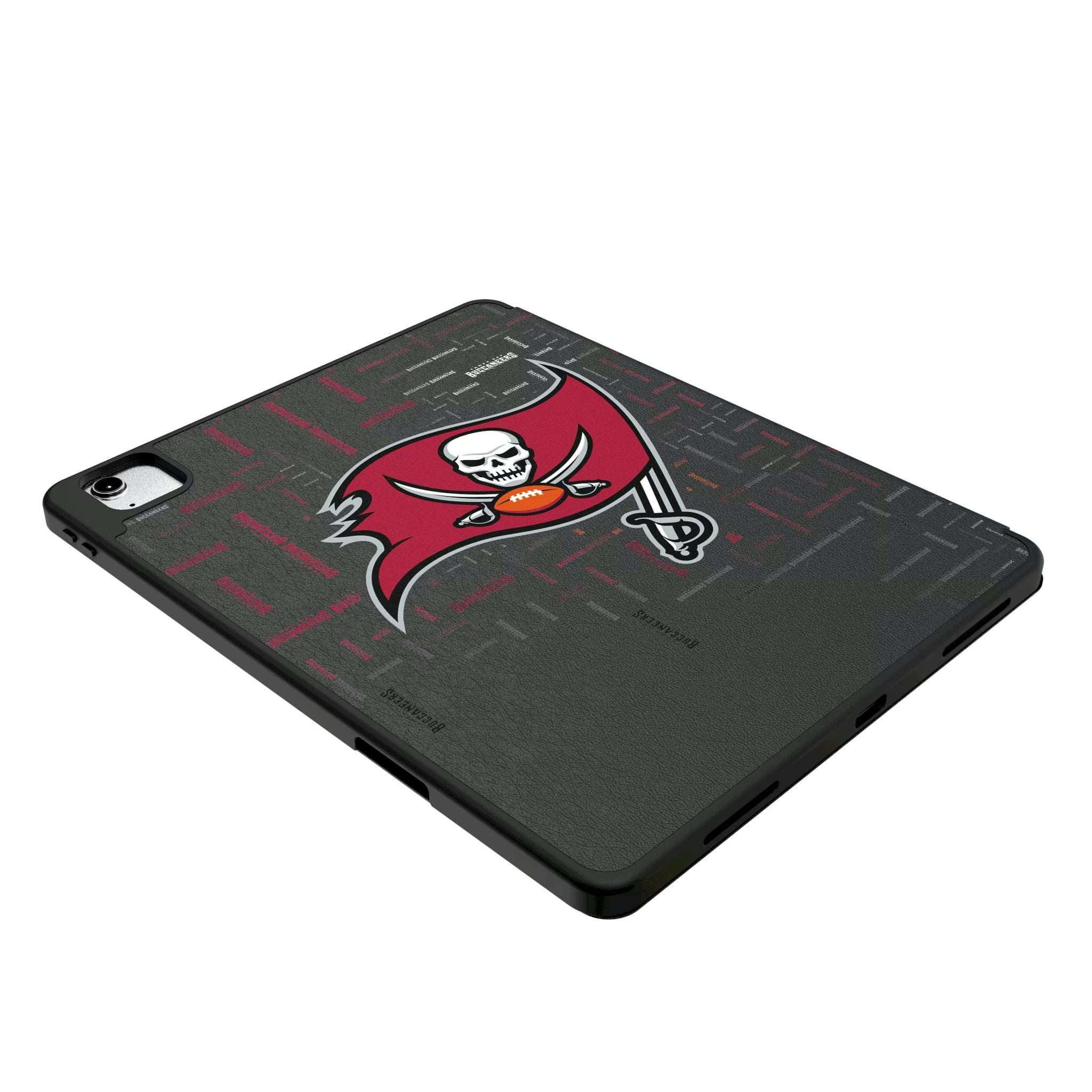 Tampa Bay Buccaneers Quadtile iPad Tablet Case for Apple iPad - Isometric View