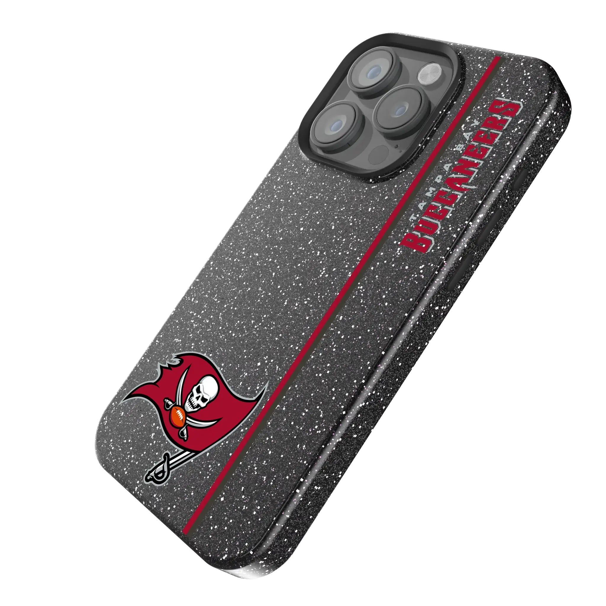 Tampa Bay Buccaneers Sidebar iPhone Bling Phone Case for Apple iPhone - Isometric View