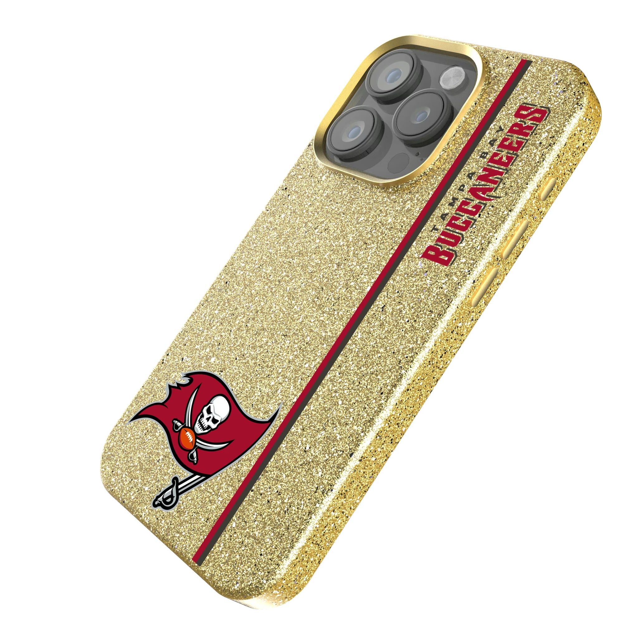 Tampa Bay Buccaneers Sidebar iPhone Bling Phone Case for Apple iPhone - Isometric View