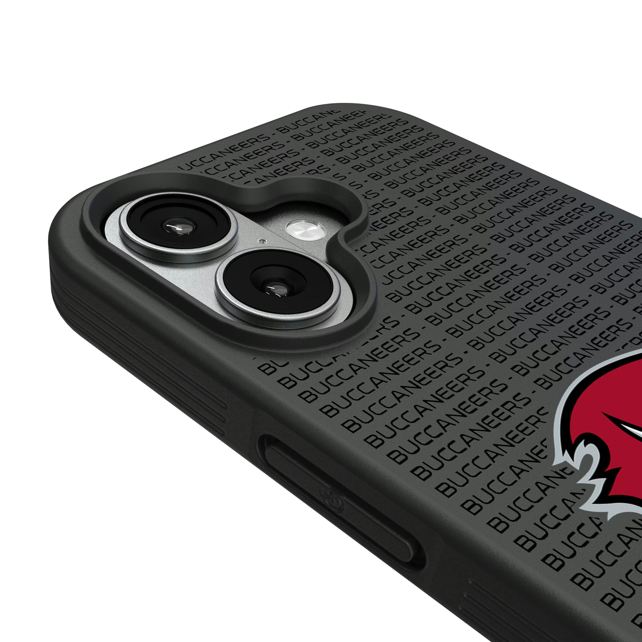 Tampa Bay Buccaneers Text Backdrop iPhone Bump Phone Case for Apple iPhone - Detail#Device_iPhone 17