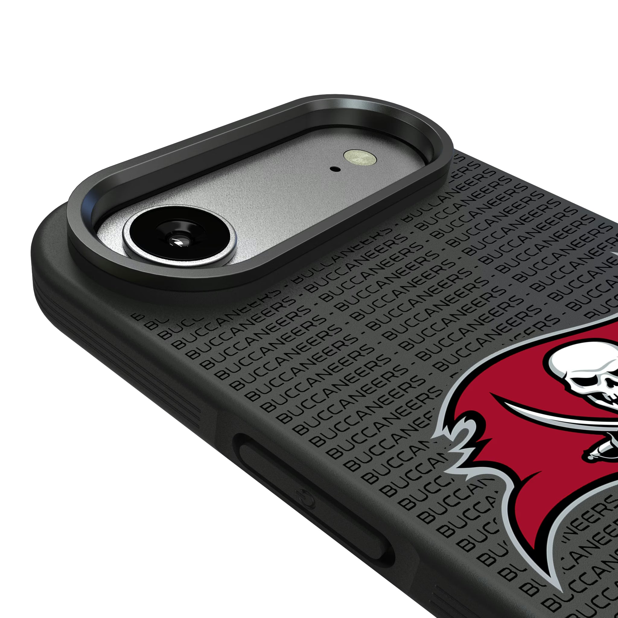 Tampa Bay Buccaneers Text Backdrop iPhone Bump Phone Case for Apple iPhone - Detail#Device_iPhone Air