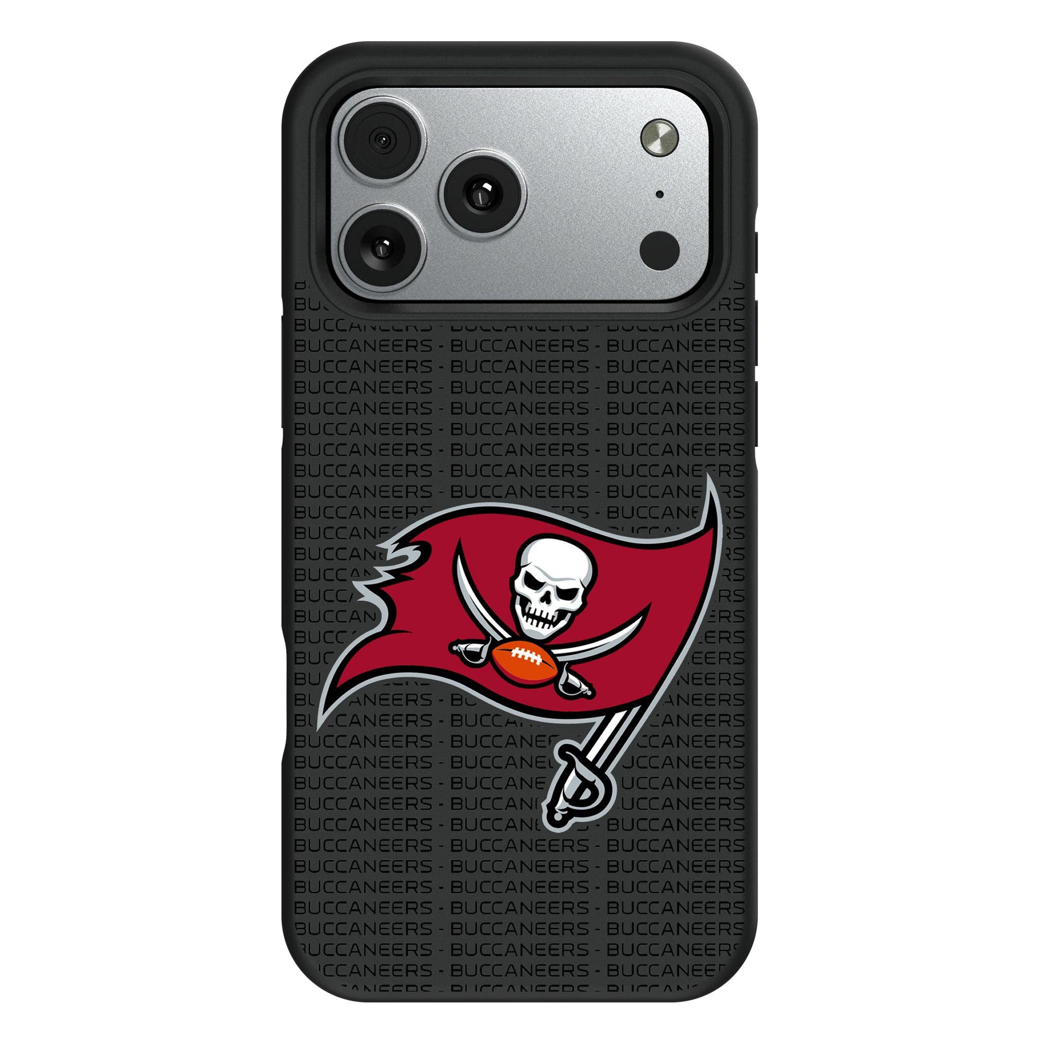 Tampa Bay Buccaneers Text Backdrop iPhone Bump Phone Case for Apple iPhone#Device_iPhone 17 Pro Max