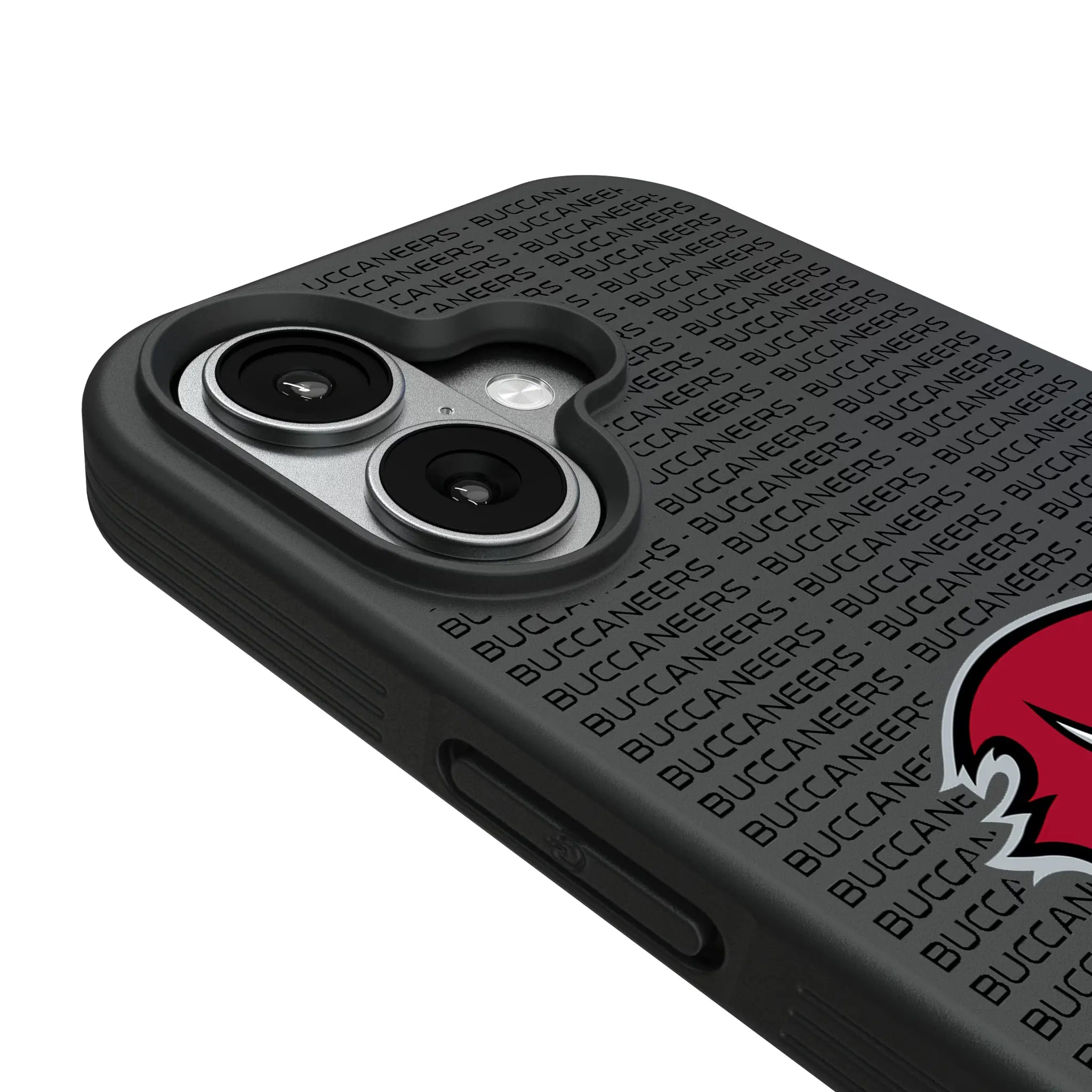 Tampa Bay Buccaneers Text Backdrop iPhone Bump Phone Case for Apple iPhone - Detail#Device_iPhone 17