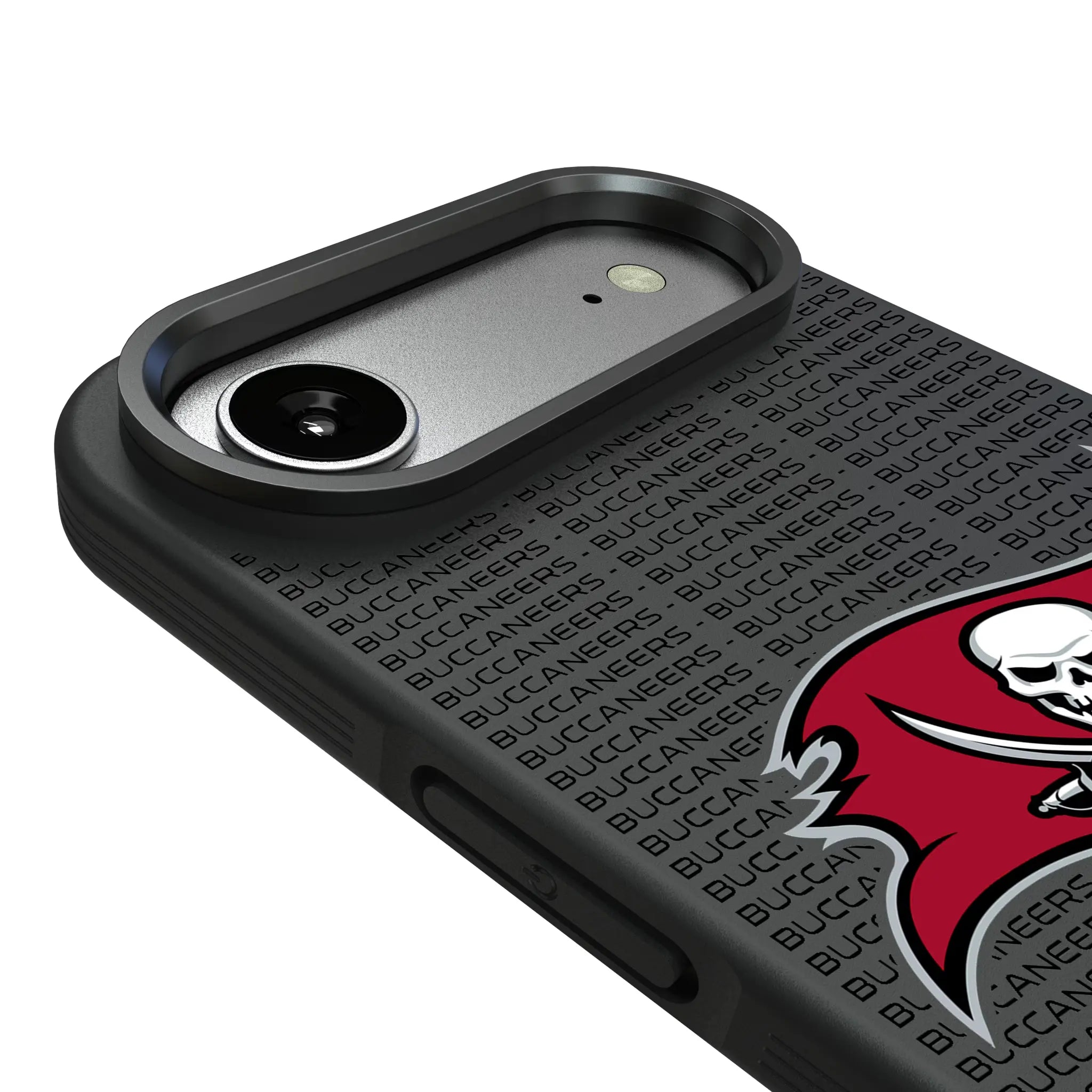 Tampa Bay Buccaneers Text Backdrop iPhone Bump Phone Case for Apple iPhone - Detail#Device_iPhone Air