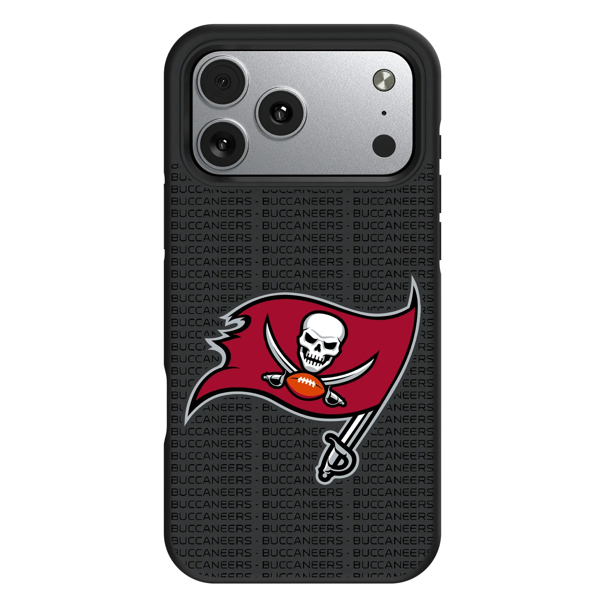 Tampa Bay Buccaneers Text Backdrop iPhone Bump Phone Case for Apple iPhone#Device_iPhone 17 Pro Max