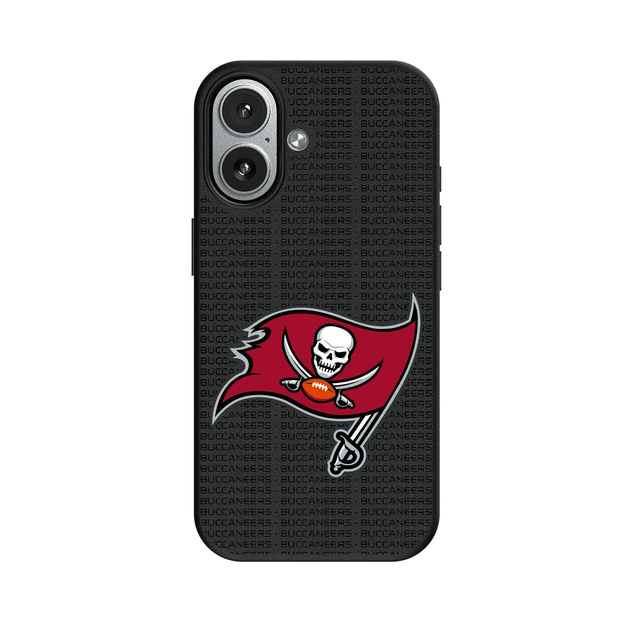 Tampa Bay Buccaneers Text Backdrop iPhone MagSafe Compatible Phone Case for Apple iPhone#Device_iPhone 17