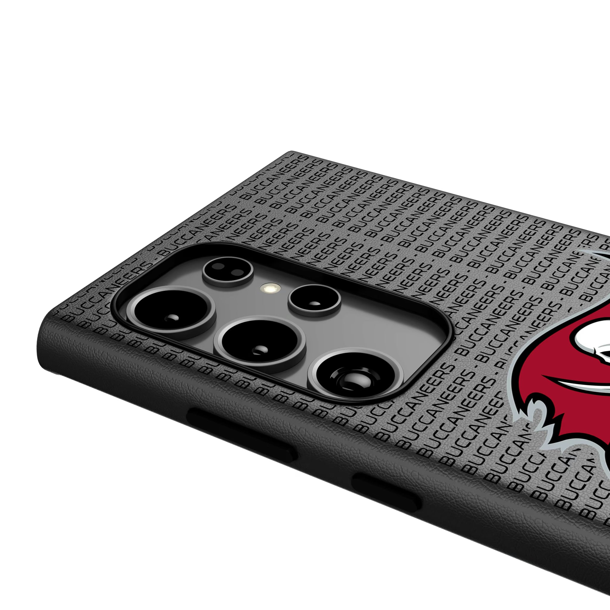 Tampa Bay Buccaneers Text Backdrop Galaxy MagSafe Compatible Phone Case for Samsung Galaxy - Detail